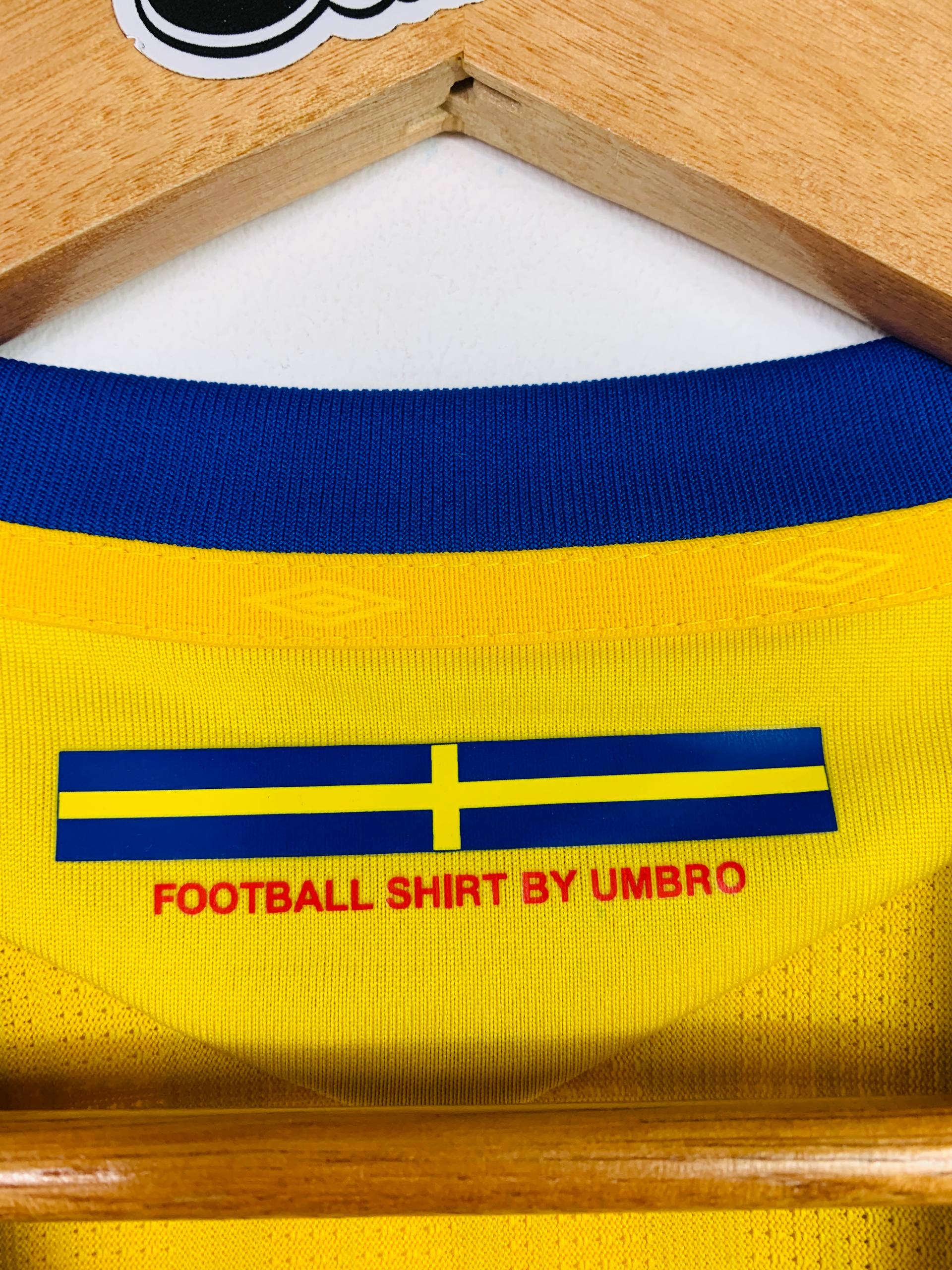 SWEDEN 2007/2009 HOME SHIRT #10 IBRAHIMOVIC [M]