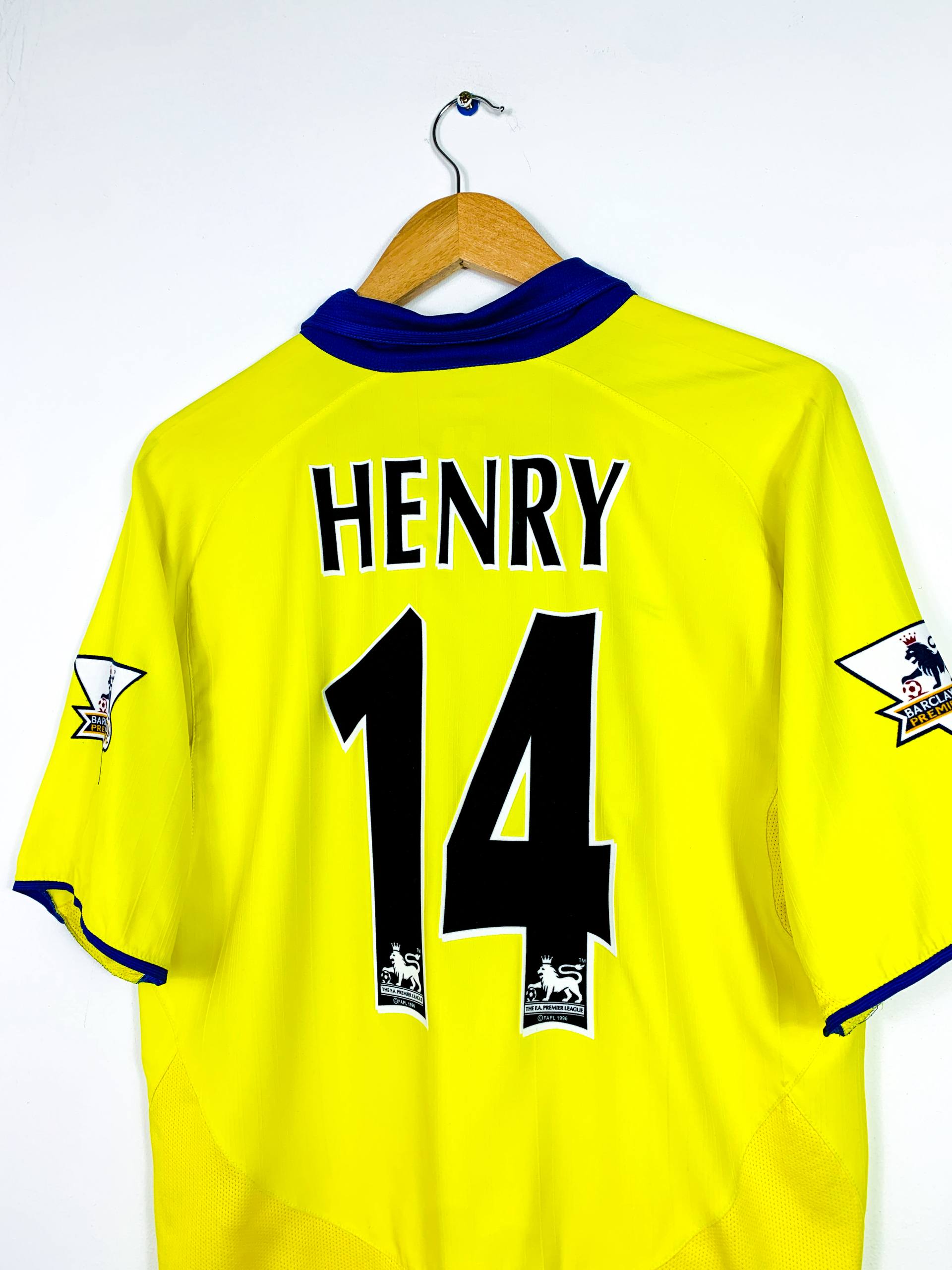 ARSENAL 2003/2004 AWAY SHIRT #14 HENRY [M]