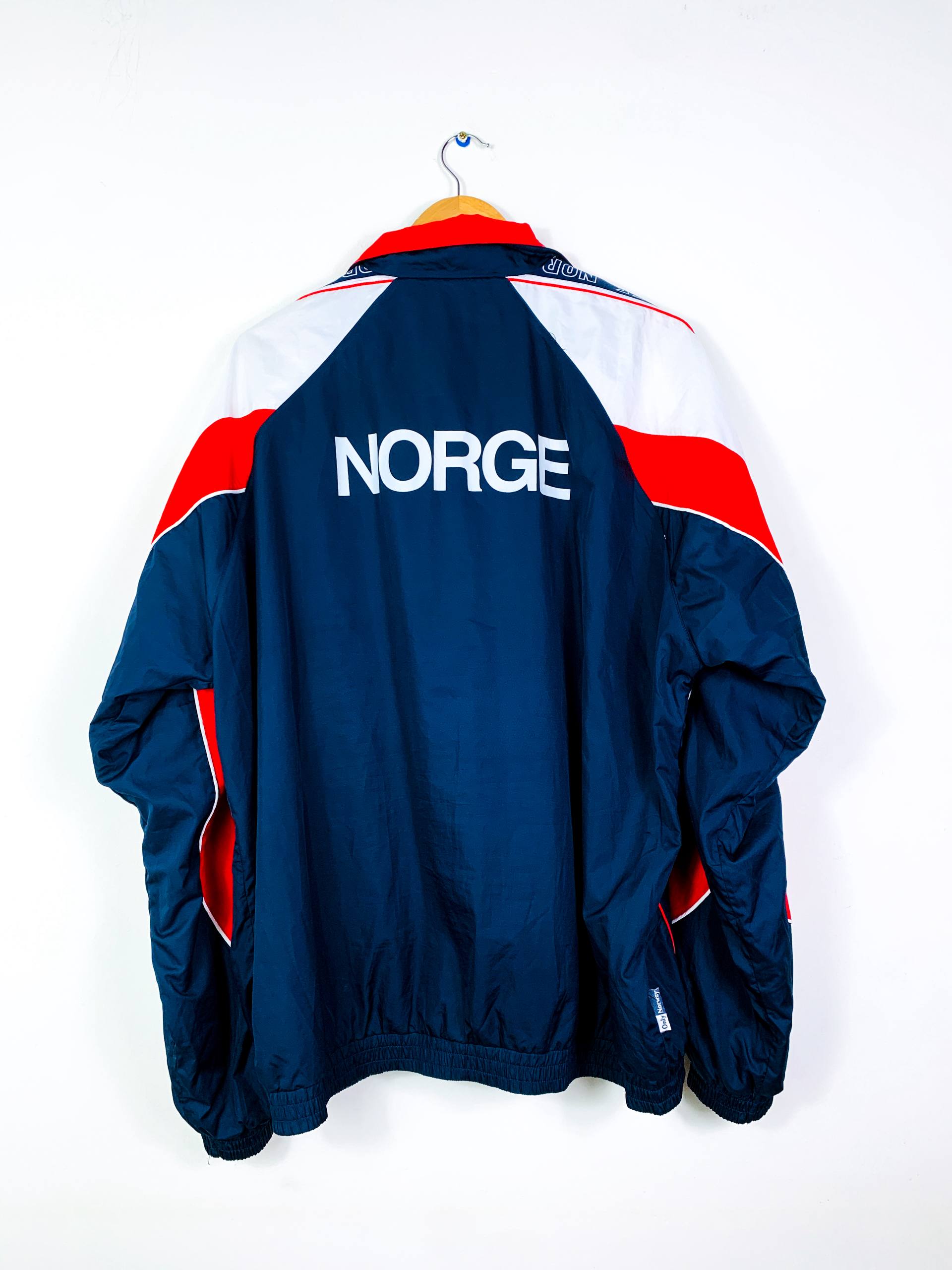 NORWAY 1997/1998 TRAINING ZIP WINDBREAKER [PLAYER ISSUE]