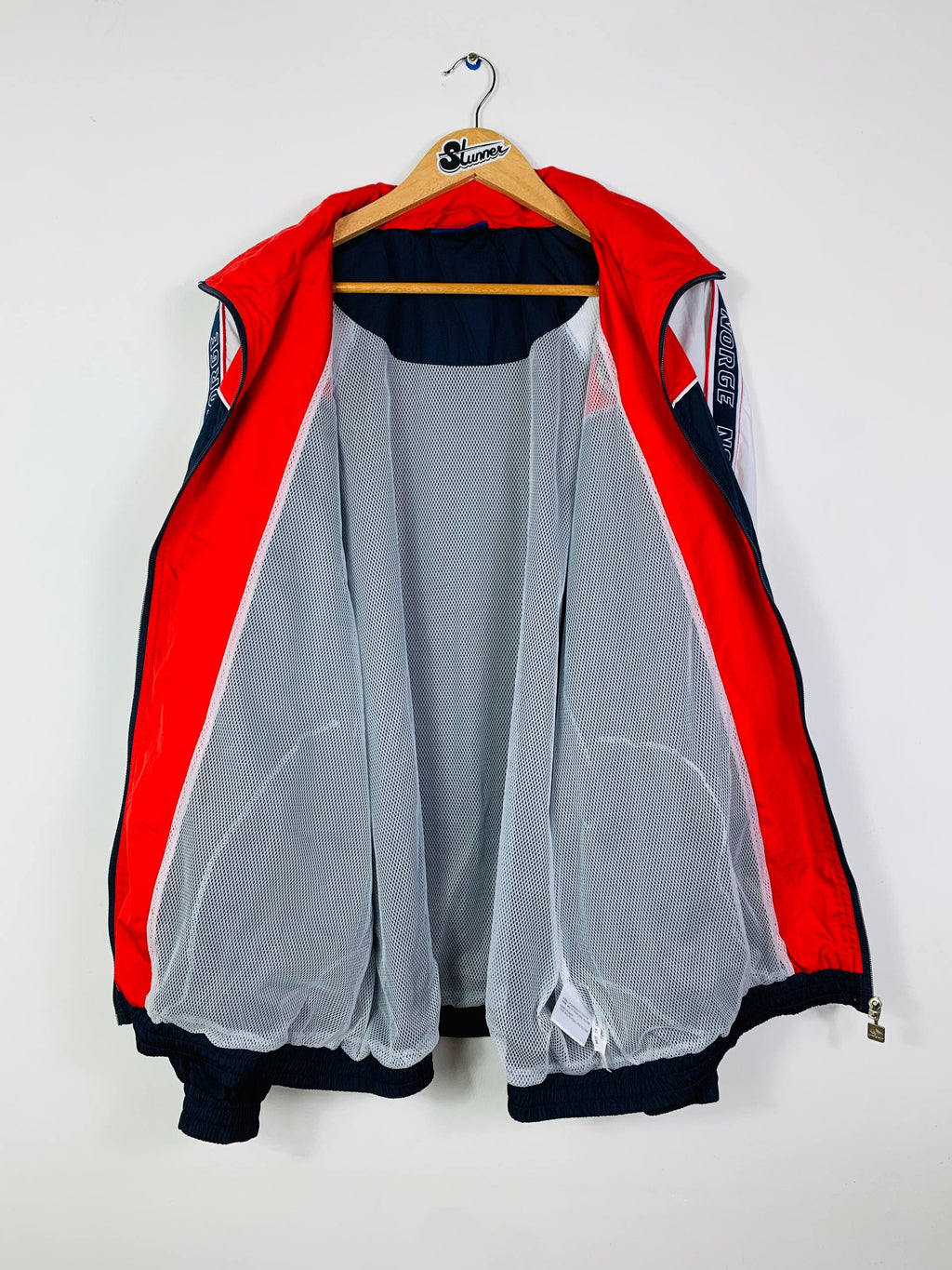 NORWAY 1997/1998 TRAINING ZIP WINDBREAKER [PLAYER ISSUE]