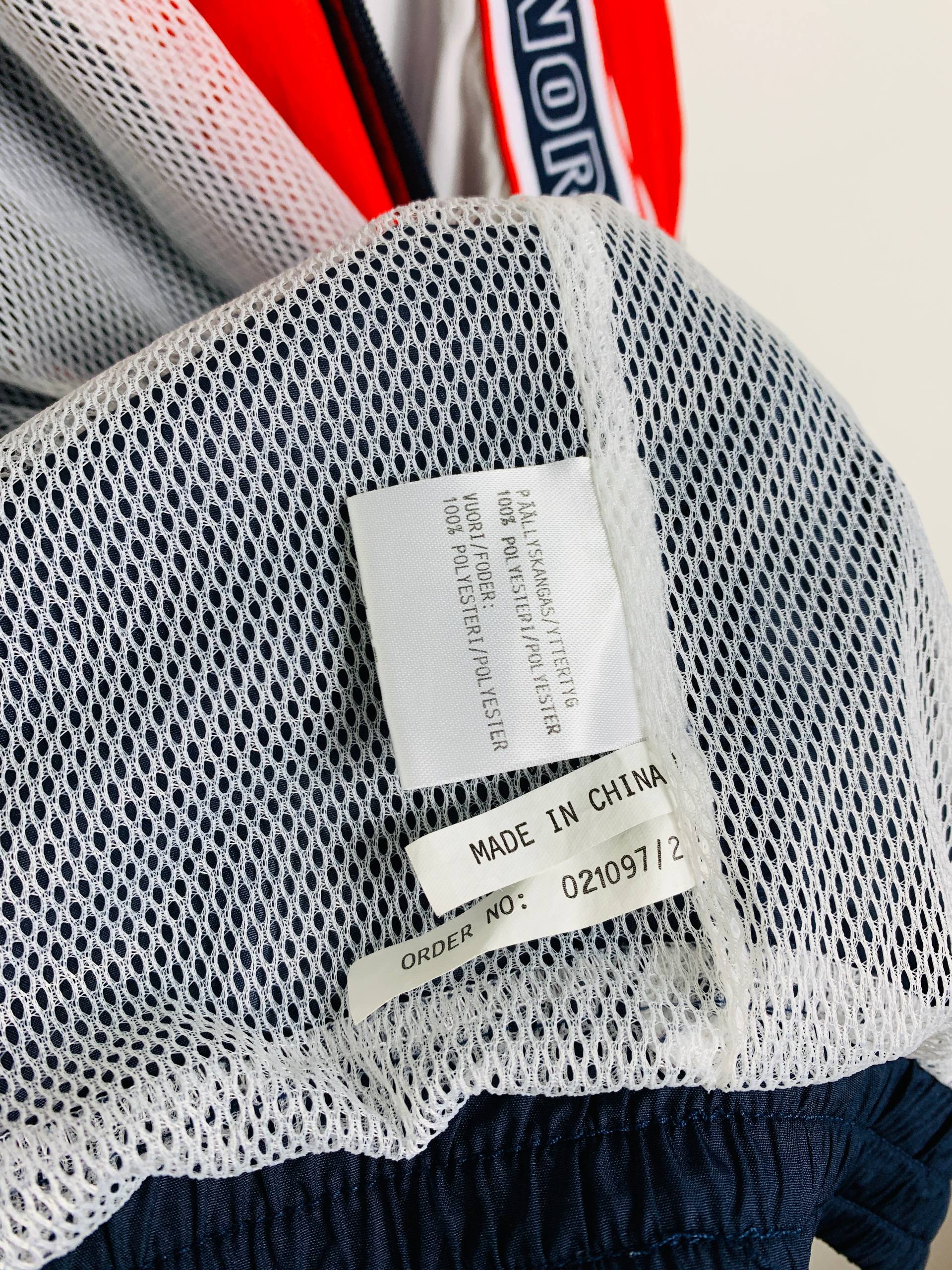 NORWAY 1997/1998 TRAINING ZIP WINDBREAKER [PLAYER ISSUE]