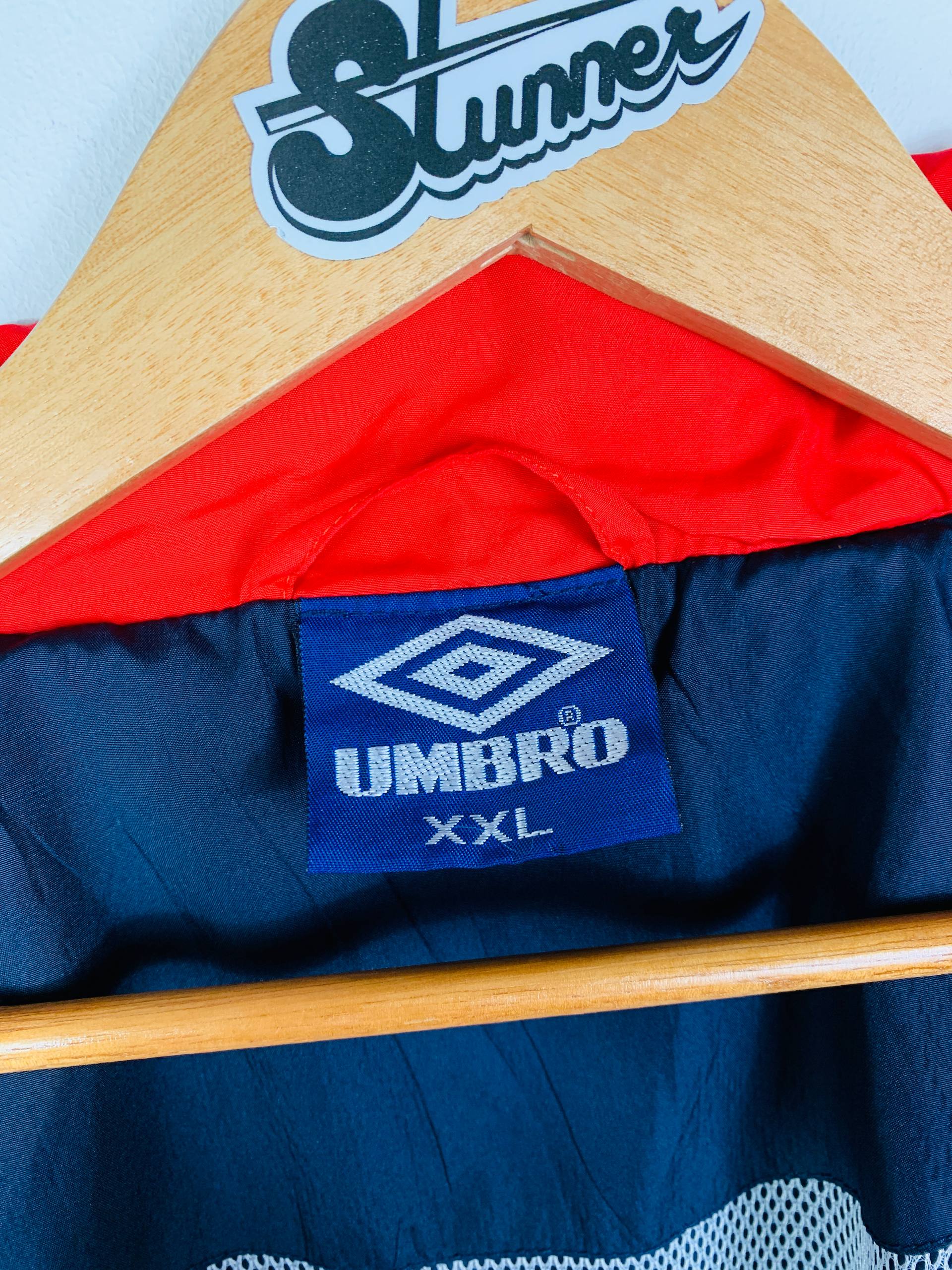 NORWAY 1997/1998 TRAINING ZIP WINDBREAKER [PLAYER ISSUE]