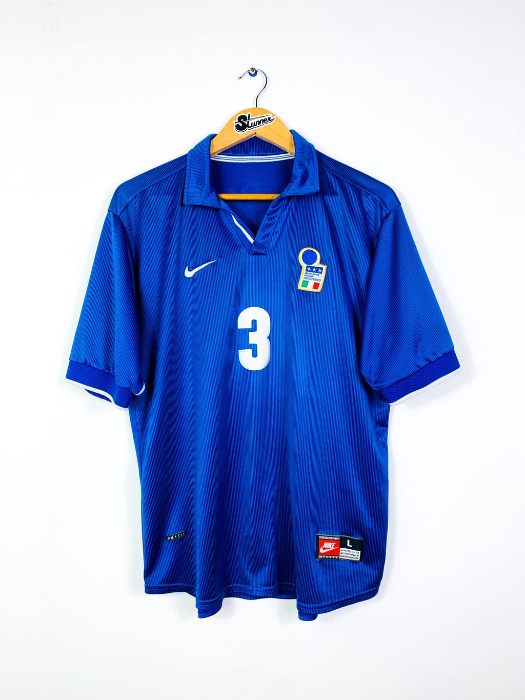 ITALY 1997/1998 HOME SHIRT #3 MALDINI [L]