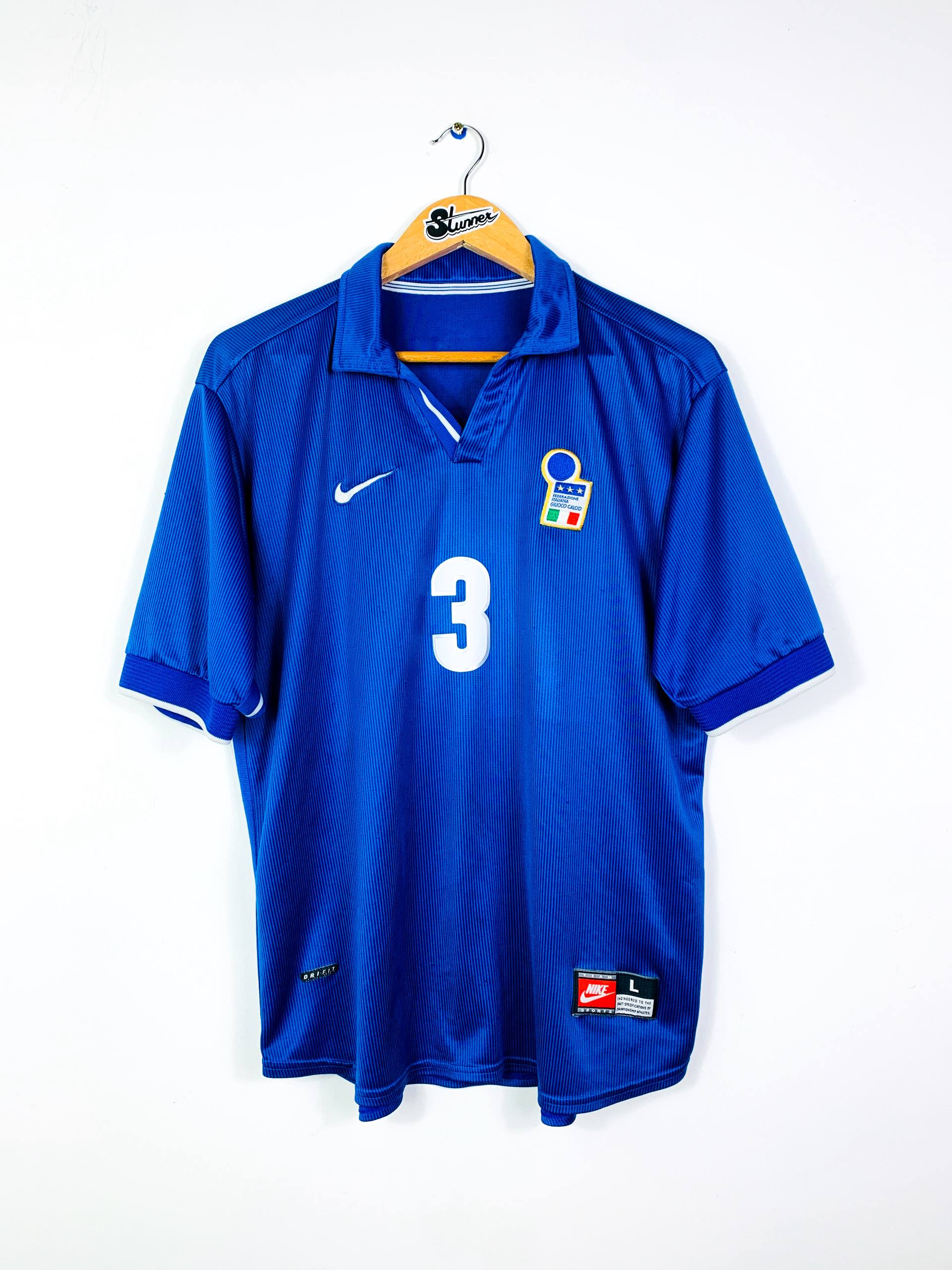 ITALY 1997/1998 HOME SHIRT #3 MALDINI [L]