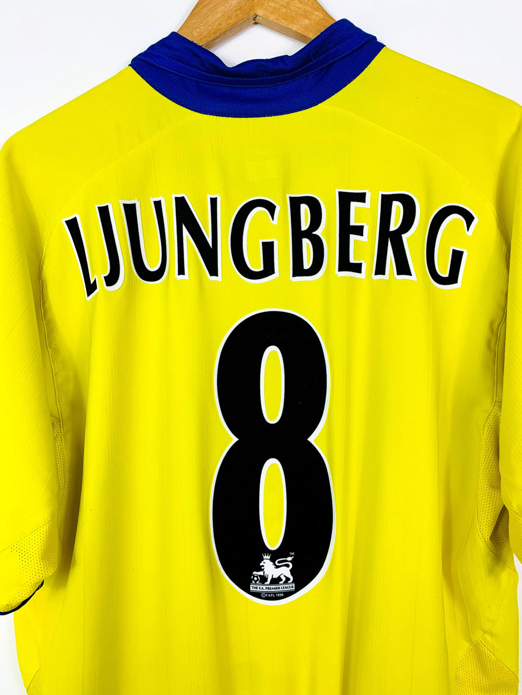 ARSENAL 2003/2004 AWAY SHIRT #8 LJUNGBERG [L]