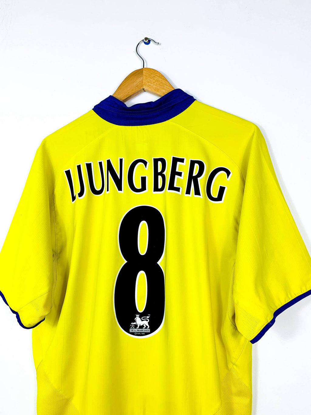 ARSENAL 2003/2004 AWAY SHIRT #8 LJUNGBERG [L]