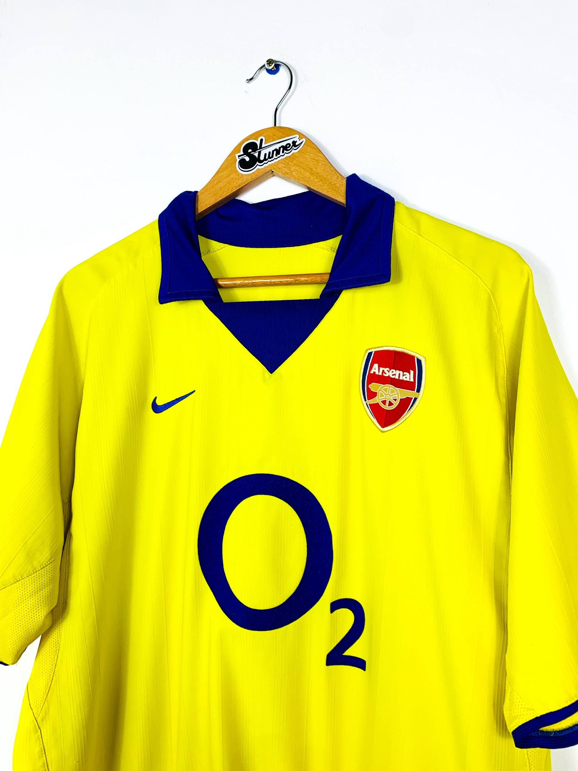 ARSENAL 2003/2004 AWAY SHIRT #8 LJUNGBERG [L]