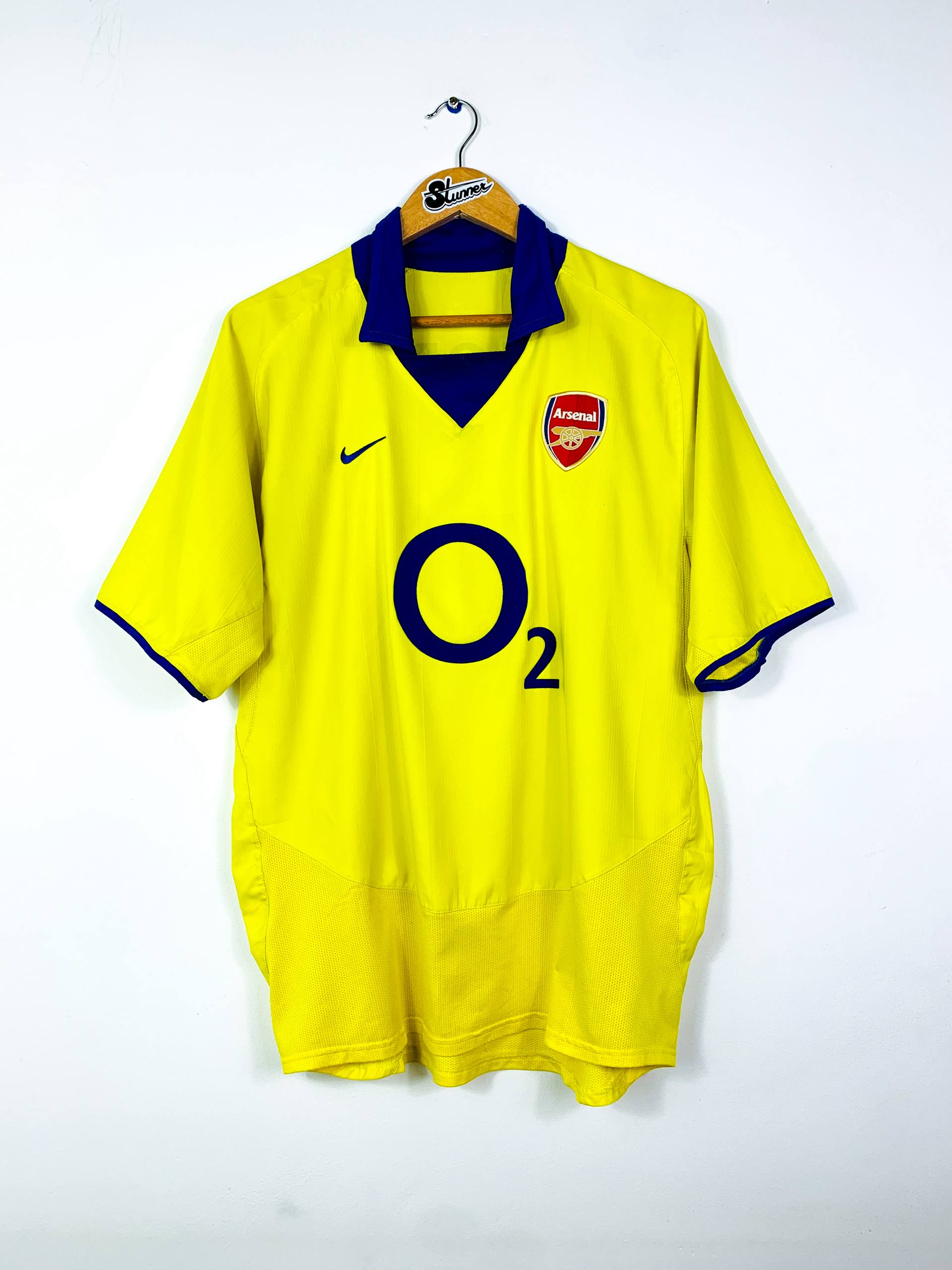 ARSENAL 2003/2004 AWAY SHIRT #8 LJUNGBERG [L]