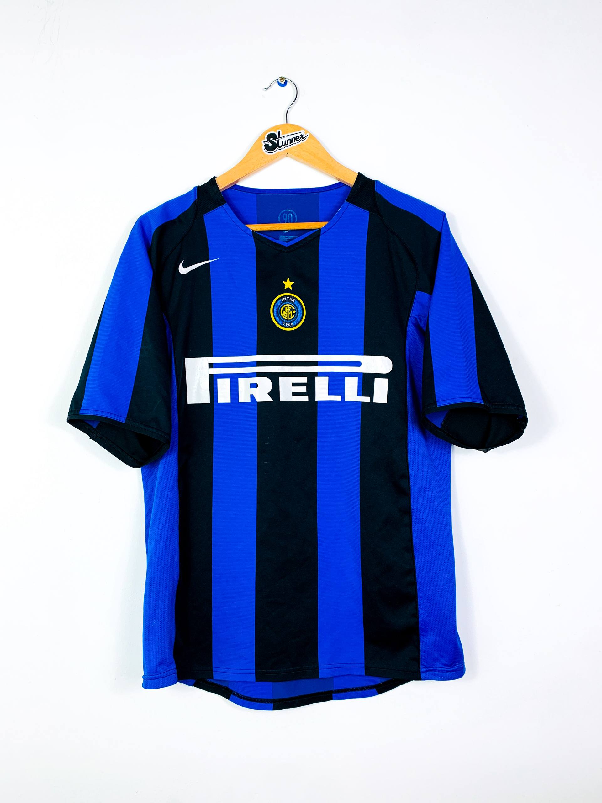 INTER MILAN 2004/2005 HOME SHIRT #10 ADRIANO [M]