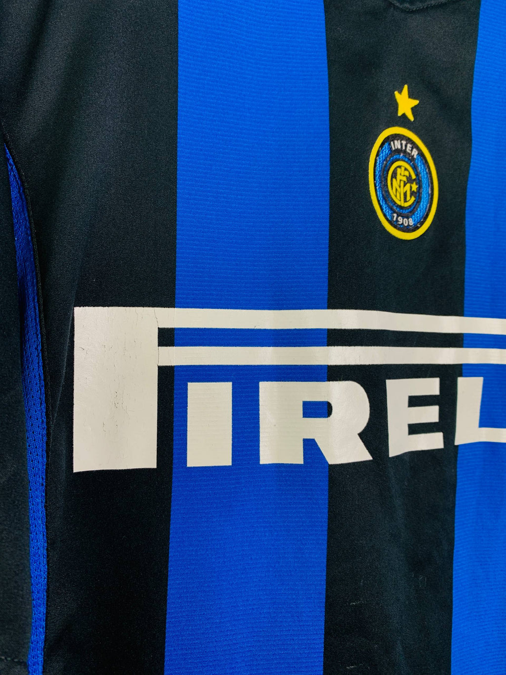 INTER MILAN 2004/2005 HOME SHIRT #10 ADRIANO [M]