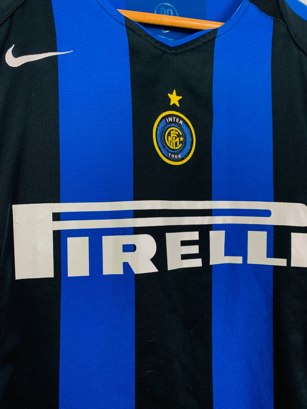 INTER MILAN 2004/2005 HOME SHIRT #10 ADRIANO [M]
