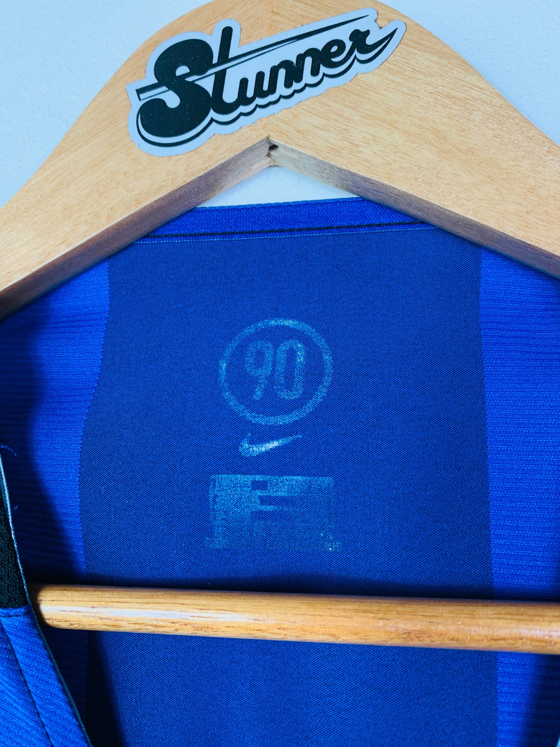 INTER MILAN 2004/2005 HOME SHIRT #10 ADRIANO [M]