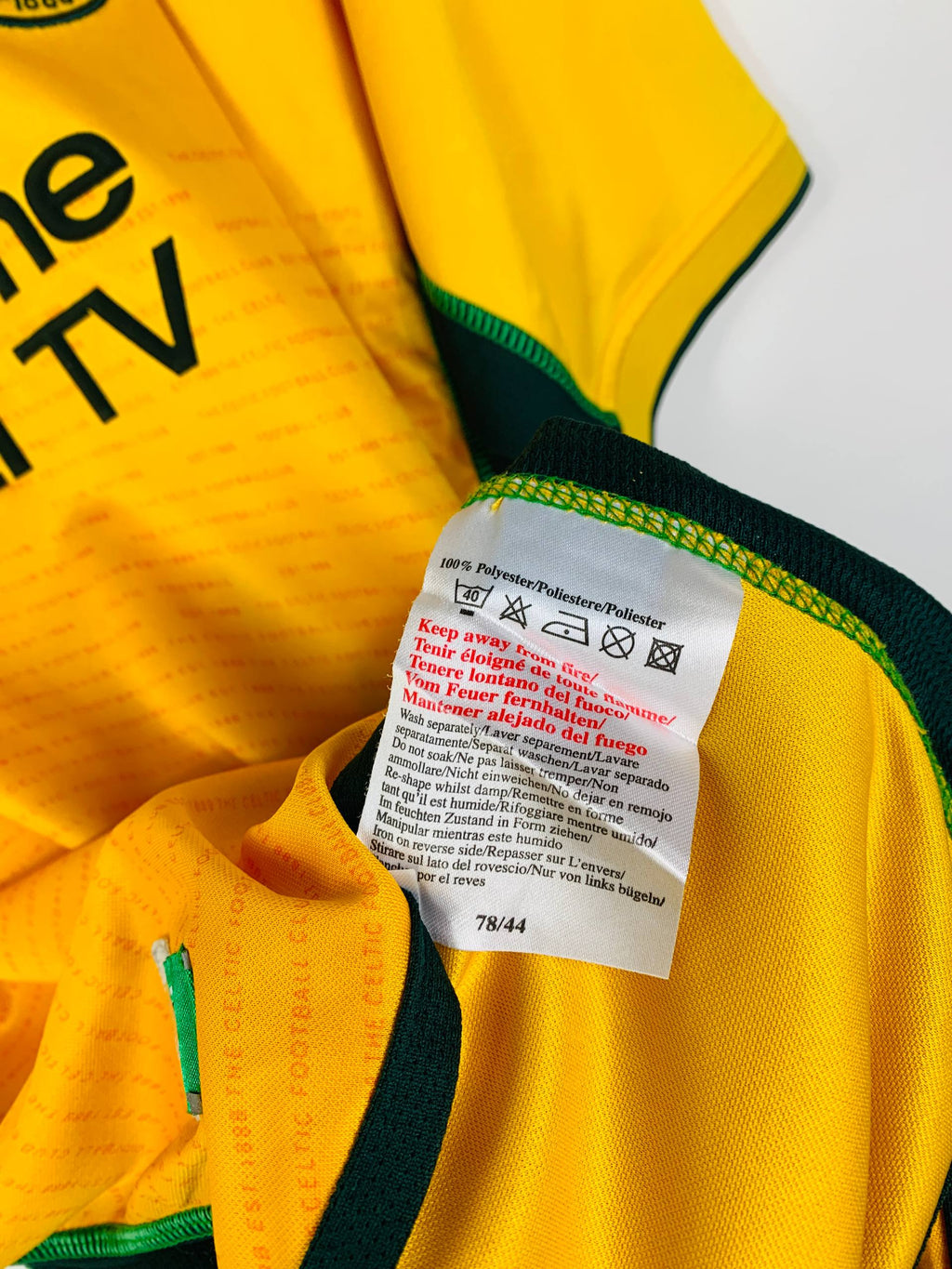 CELTIC 2002/2003 AWAY SHIRT #7 LARSSON [XL]