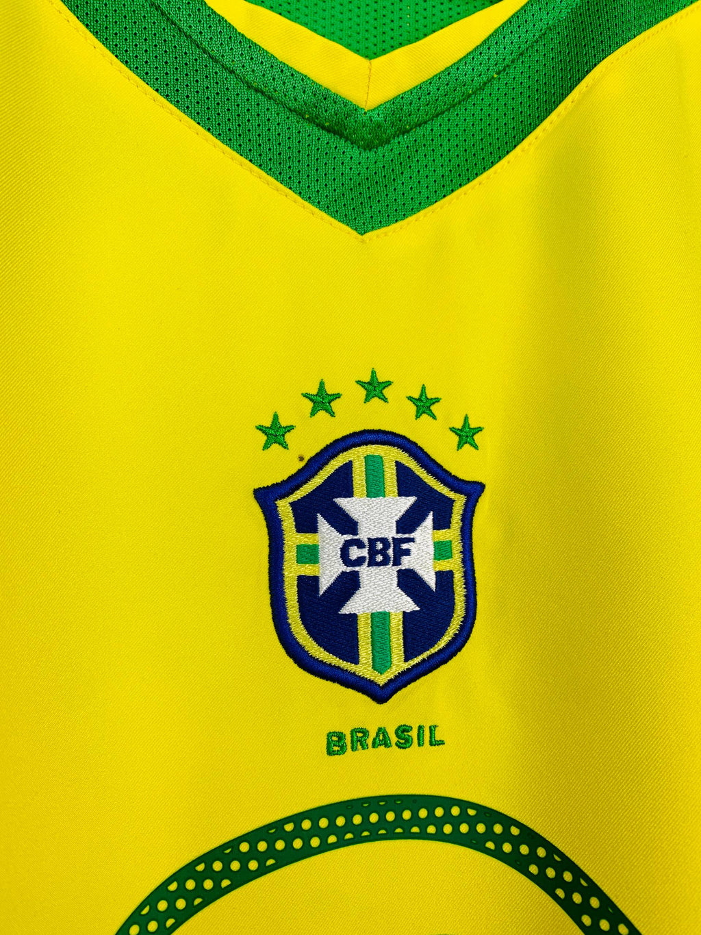 BRAZIL 2004/2006 HOME SHIRT #10 RONALDINHO [M]