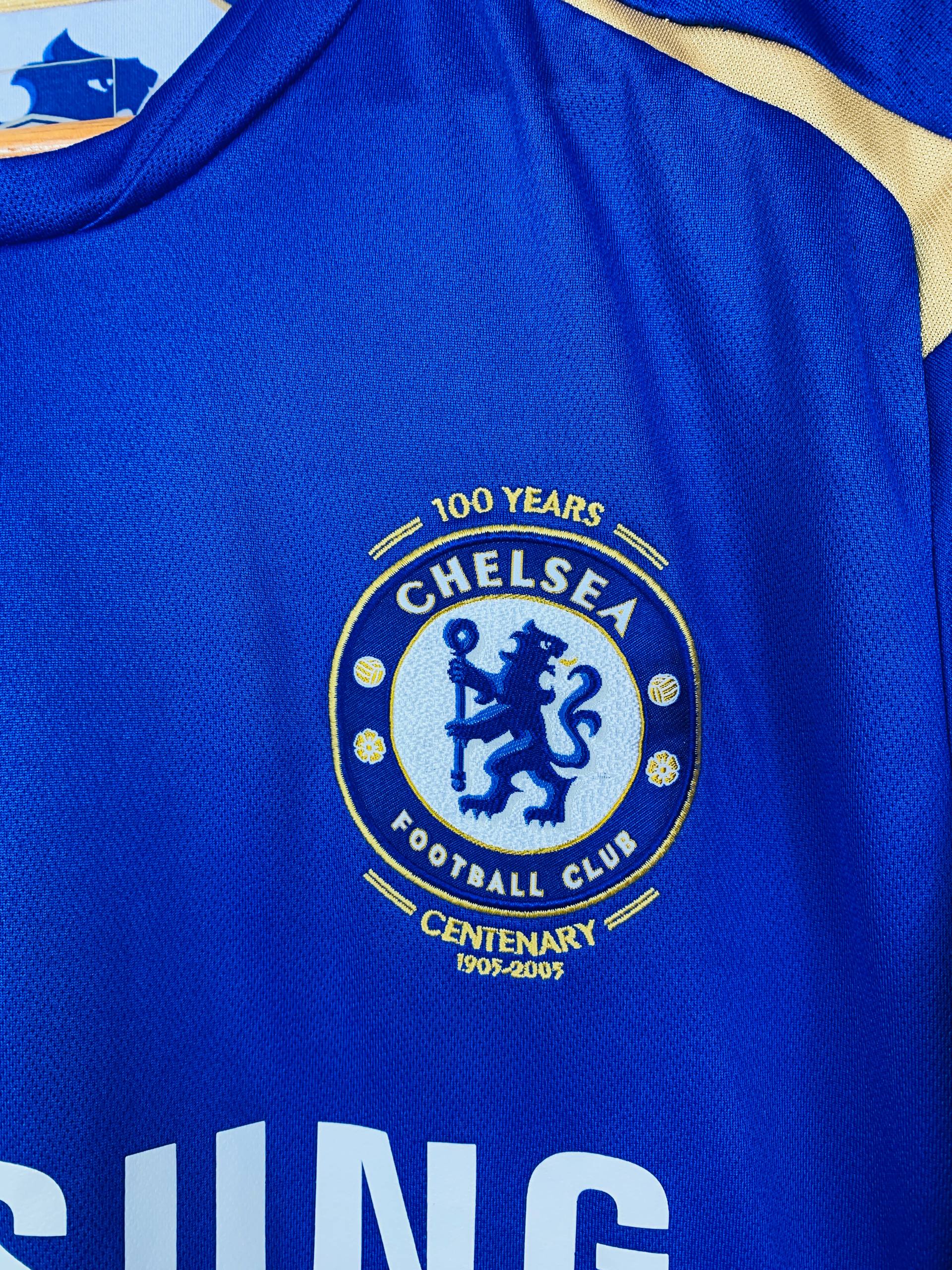 CHELSEA 2005/2006 HOME SHIRT #15 DROGBA [M]