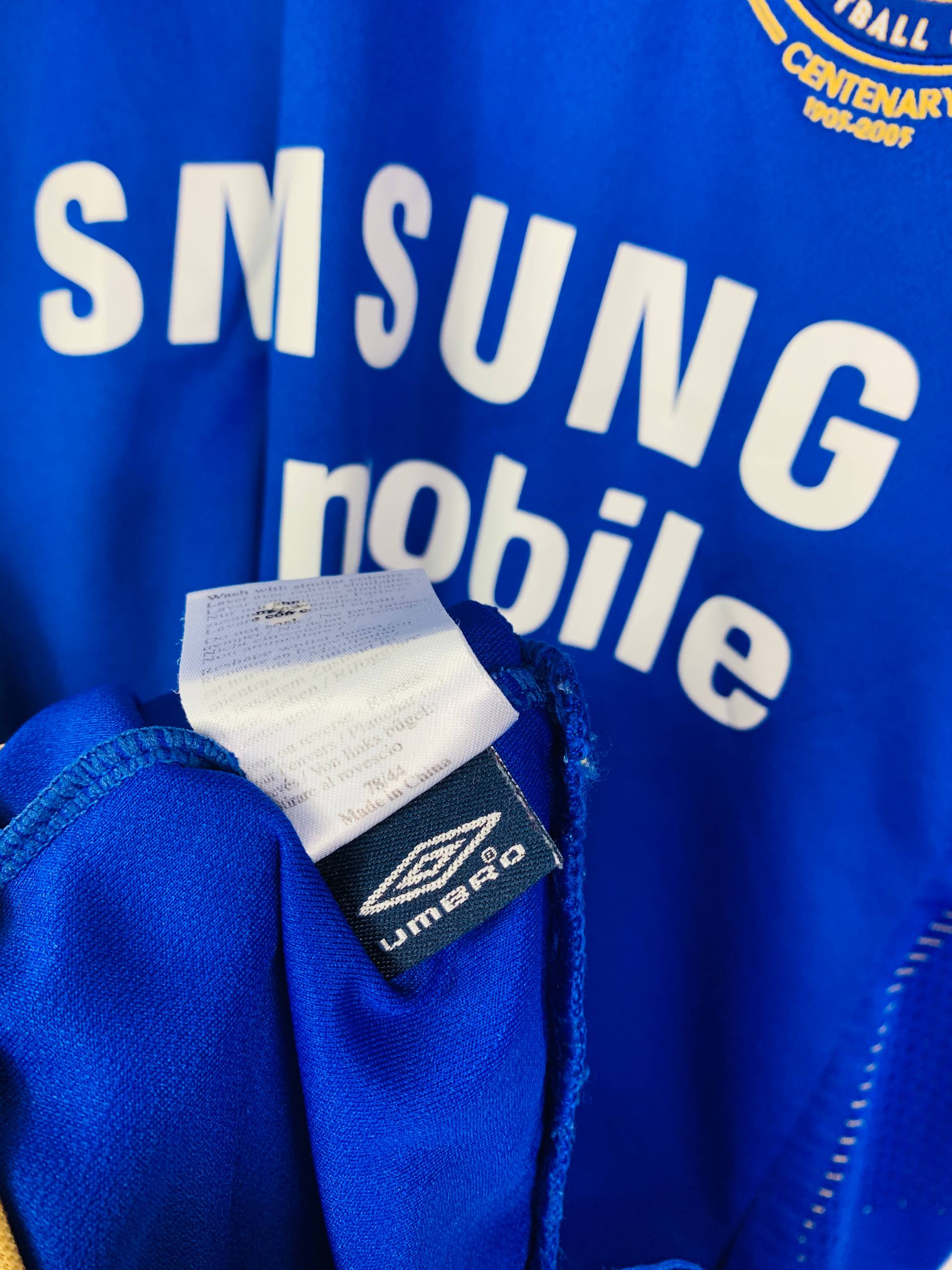 CHELSEA 2005/2006 HOME SHIRT #15 DROGBA [M]