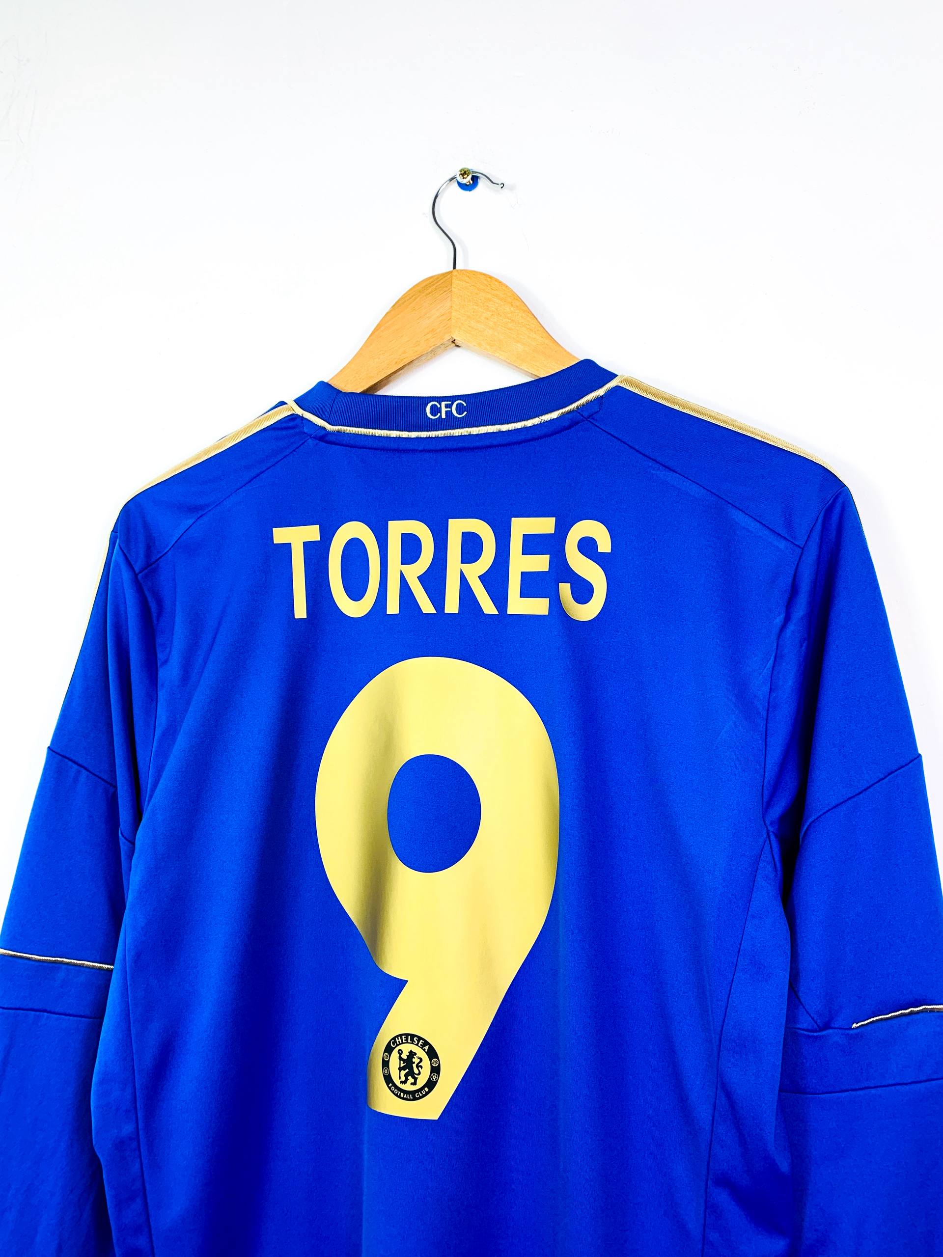 CHELSEA 2012/2013 HOME SHIRT #9 TORRES [L/S] [M]