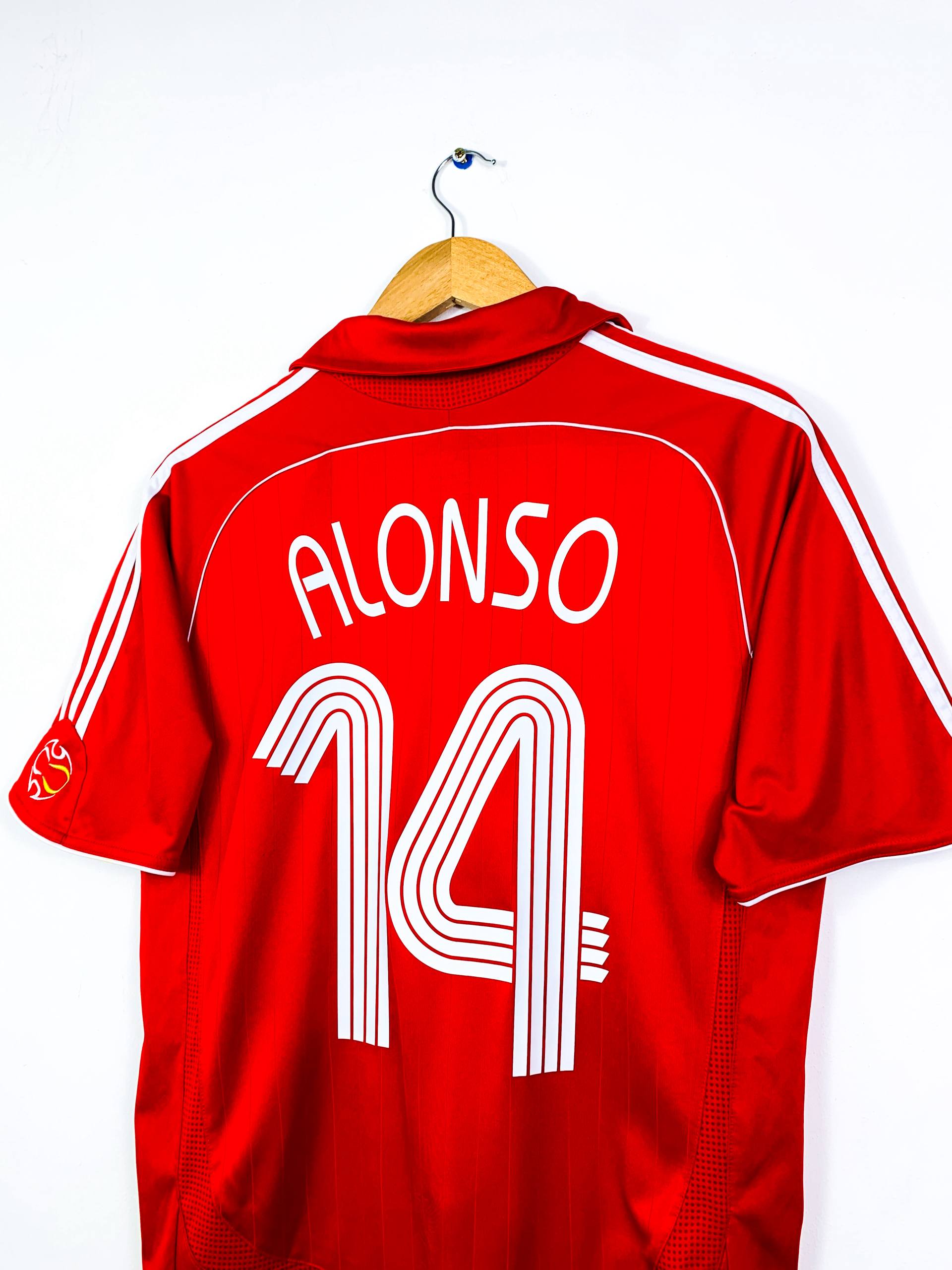 LIVERPOOL 2006/2008 HOME SHIRT #14 ALONSO [M]