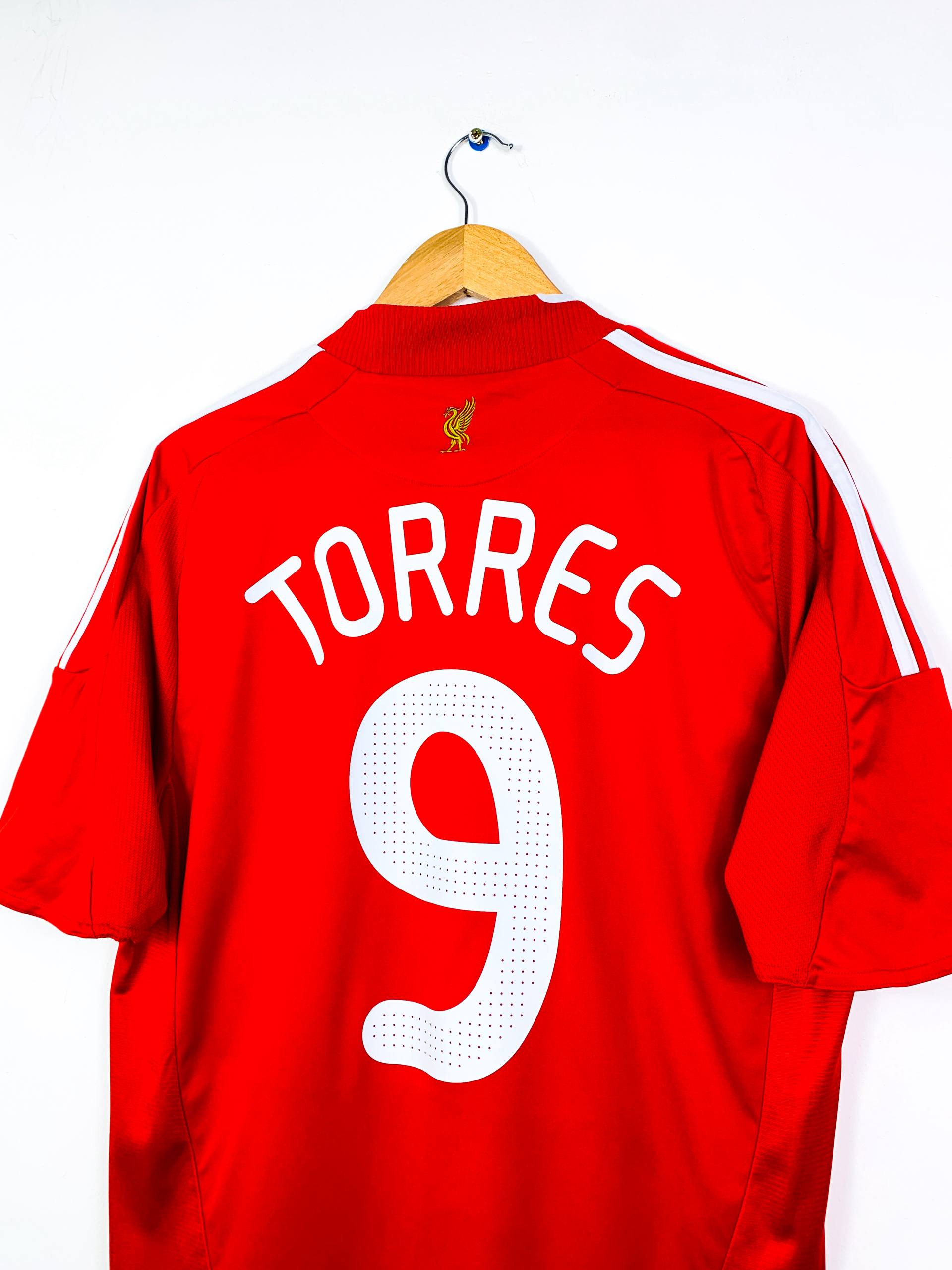 LIVERPOOL 2008/2010 HOME SHIRT #9 TORRES [L]