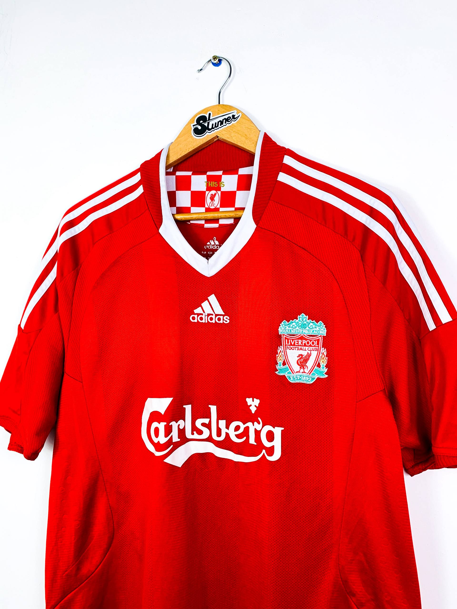 LIVERPOOL 2008/2010 HOME SHIRT #9 TORRES [L]