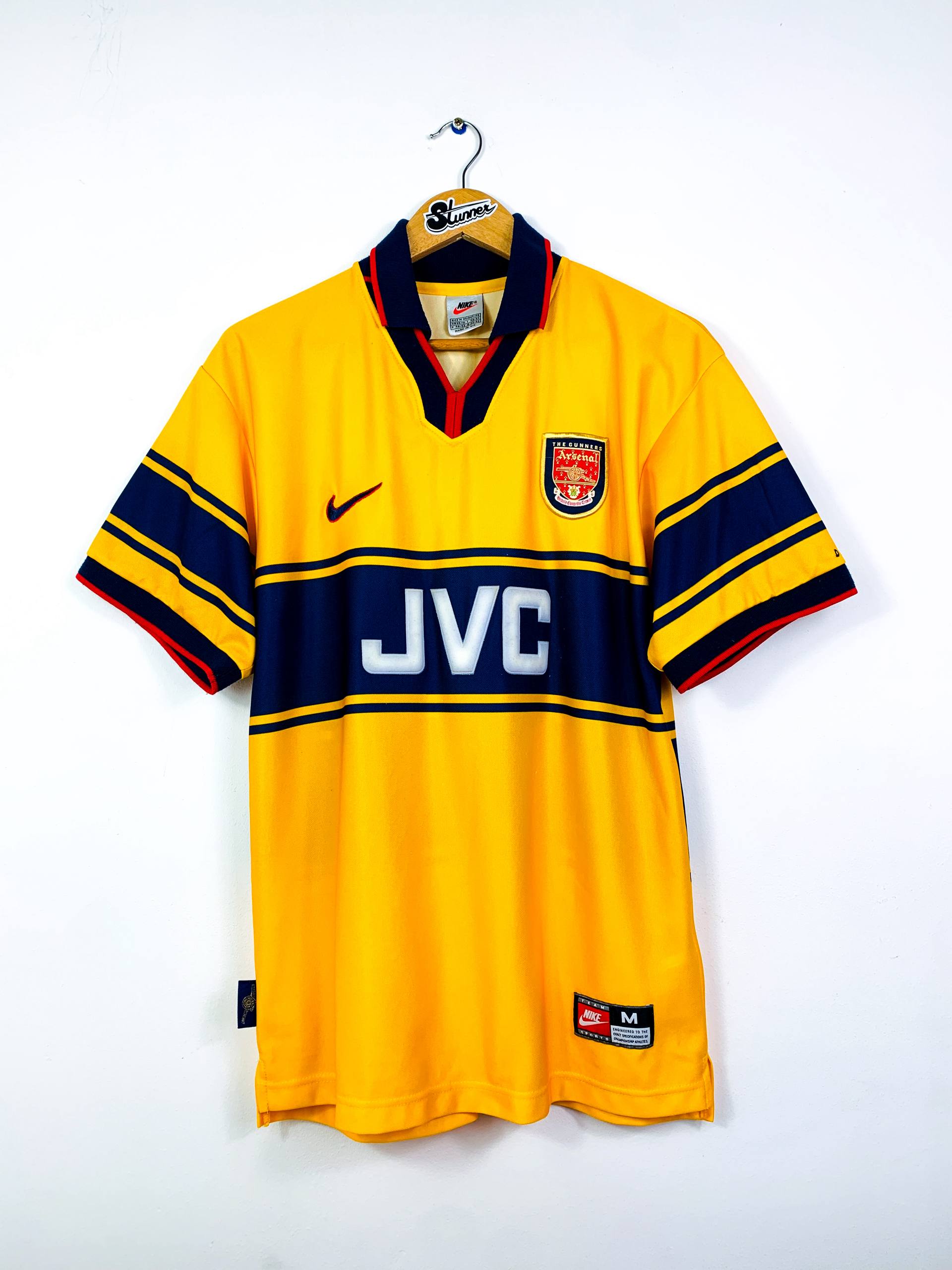 ARSENAL 1997/1999 AWAY SHIRT #10 BERGKAMP [M]