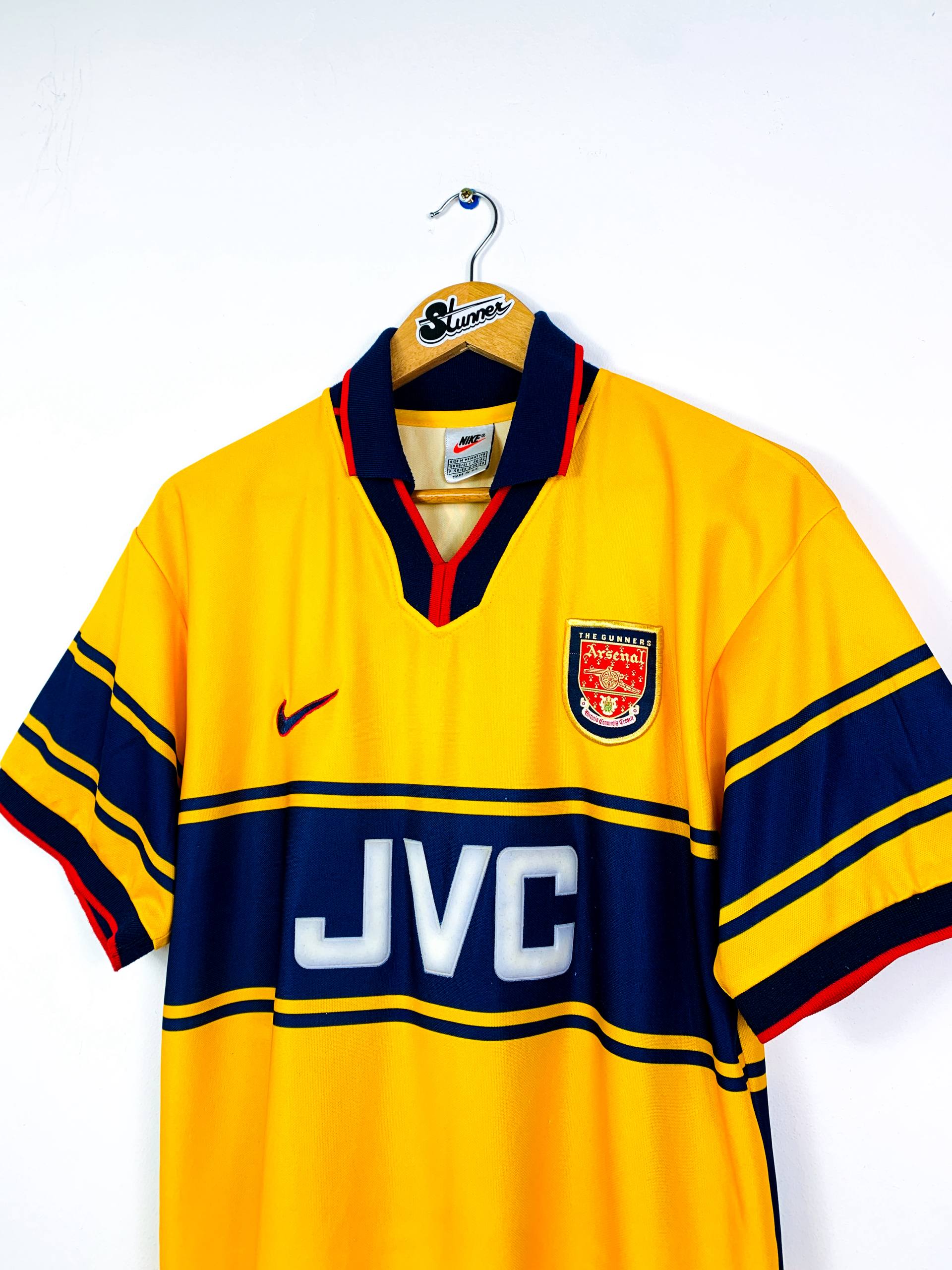ARSENAL 1997/1999 AWAY SHIRT #10 BERGKAMP [M]