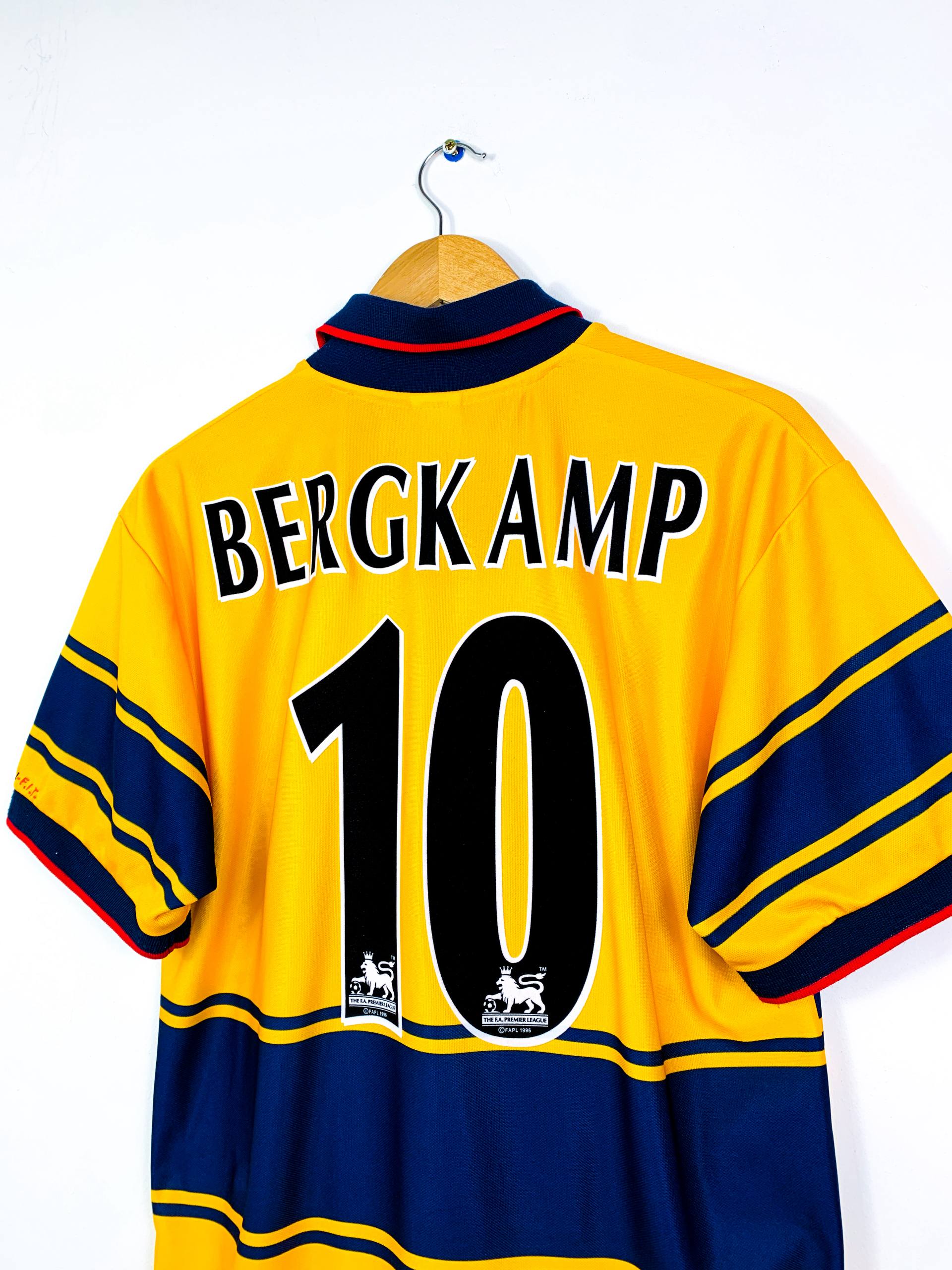 ARSENAL 1997/1999 AWAY SHIRT #10 BERGKAMP [M]