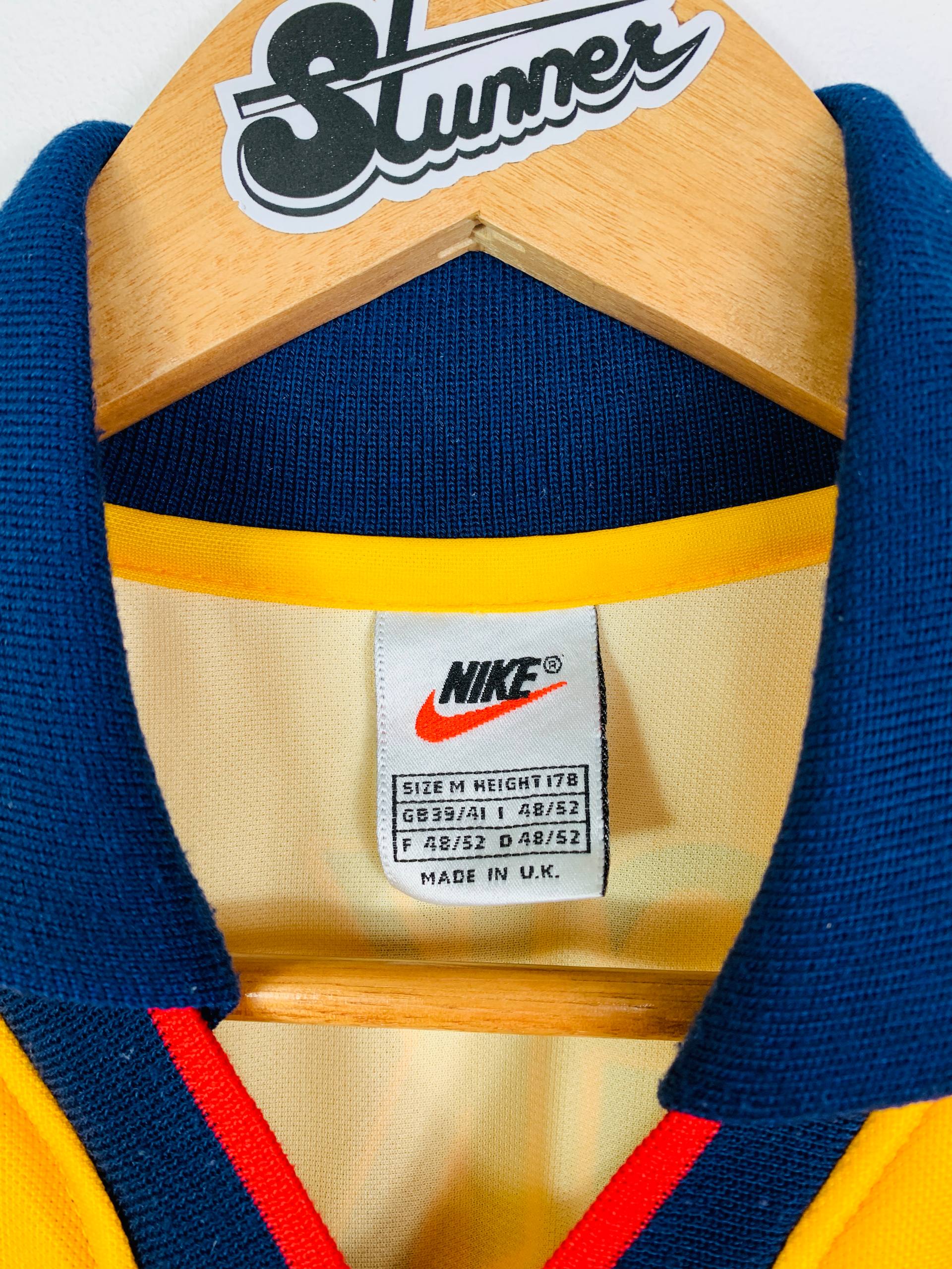 ARSENAL 1997/1999 AWAY SHIRT #10 BERGKAMP [M]