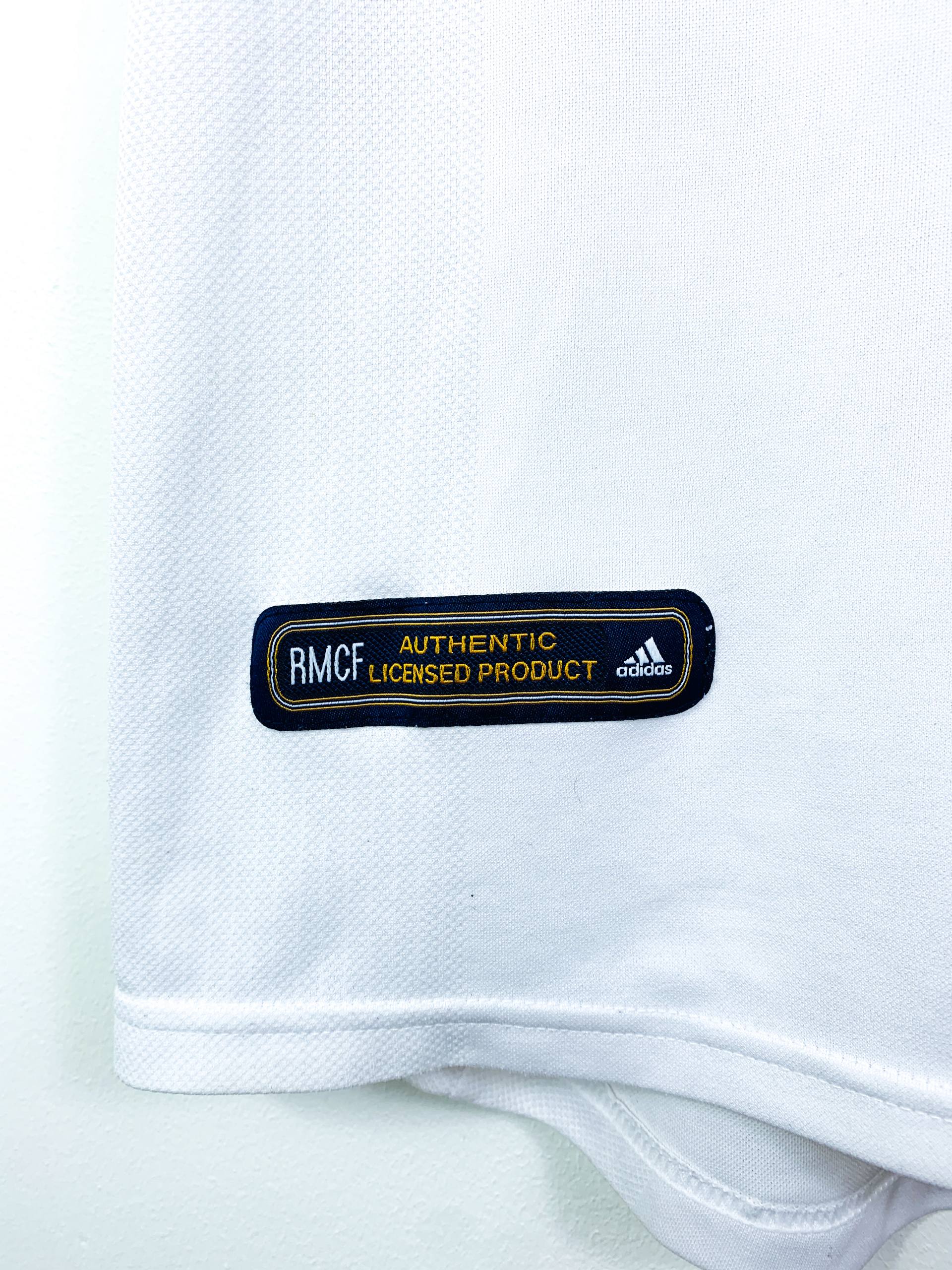 REAL MADRID 2001/2002 HOME SHIRT #5 ZIDANE [L]