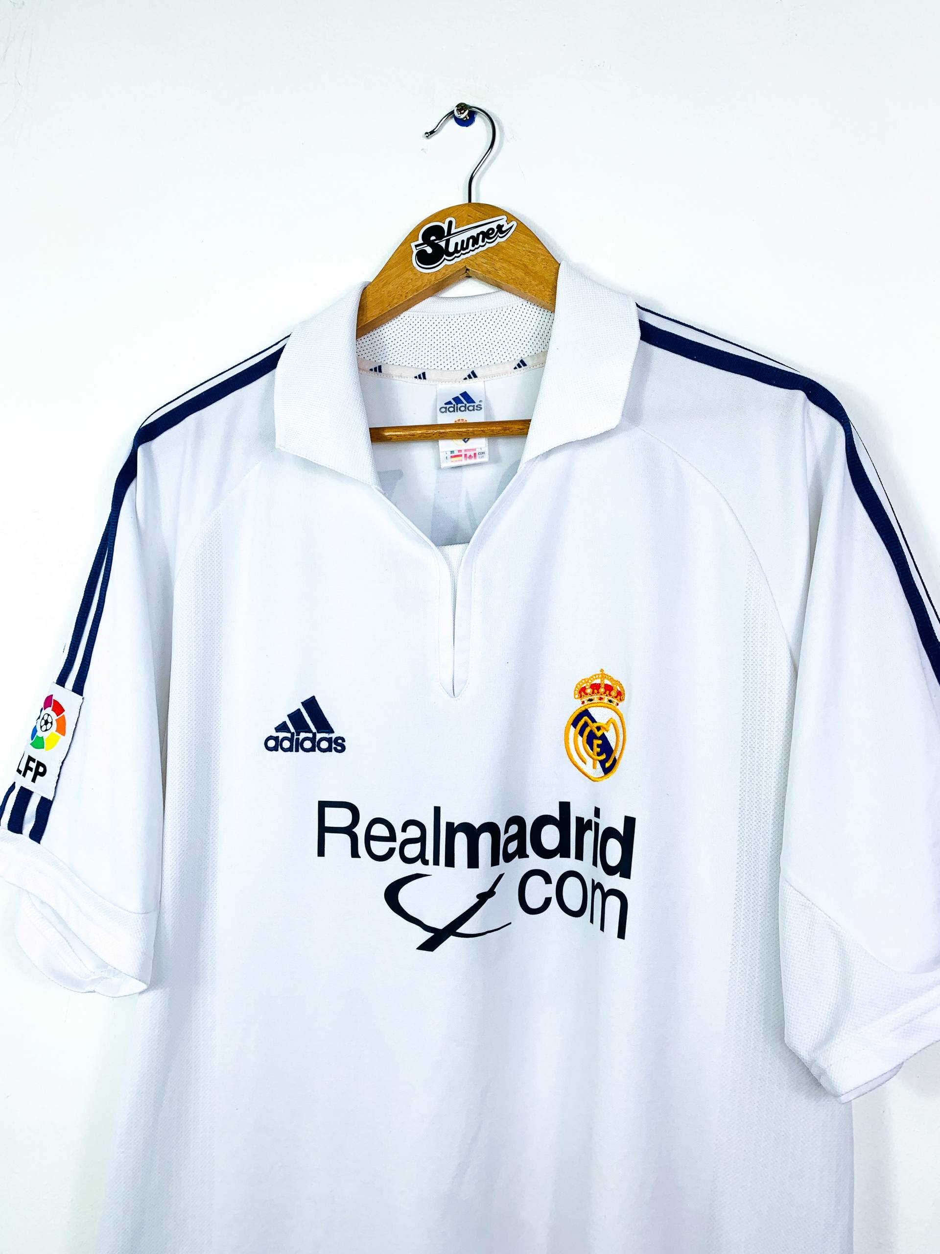 REAL MADRID 2001/2002 HOME SHIRT #5 ZIDANE [L]