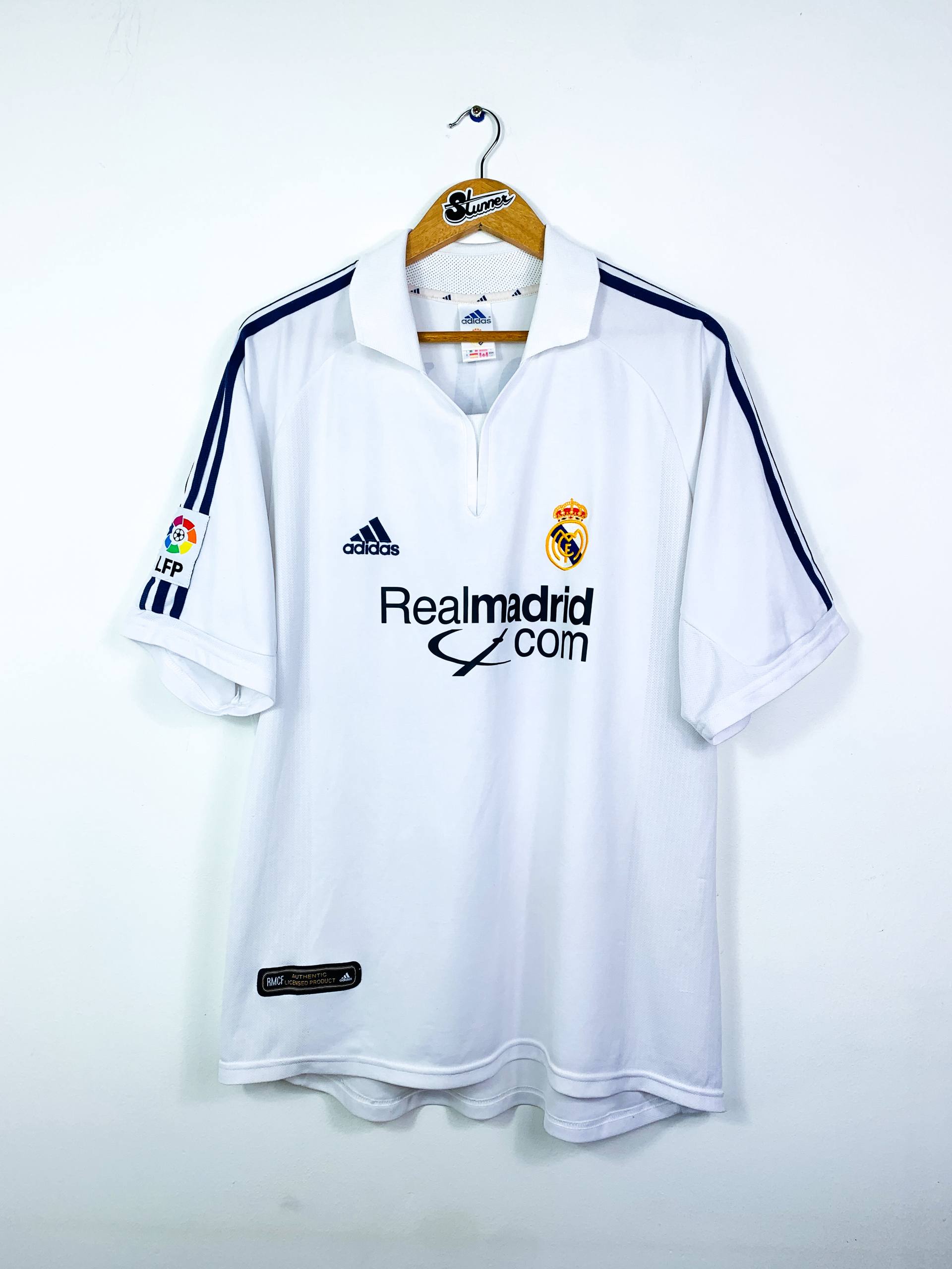 REAL MADRID 2001/2002 HOME SHIRT #5 ZIDANE [L]