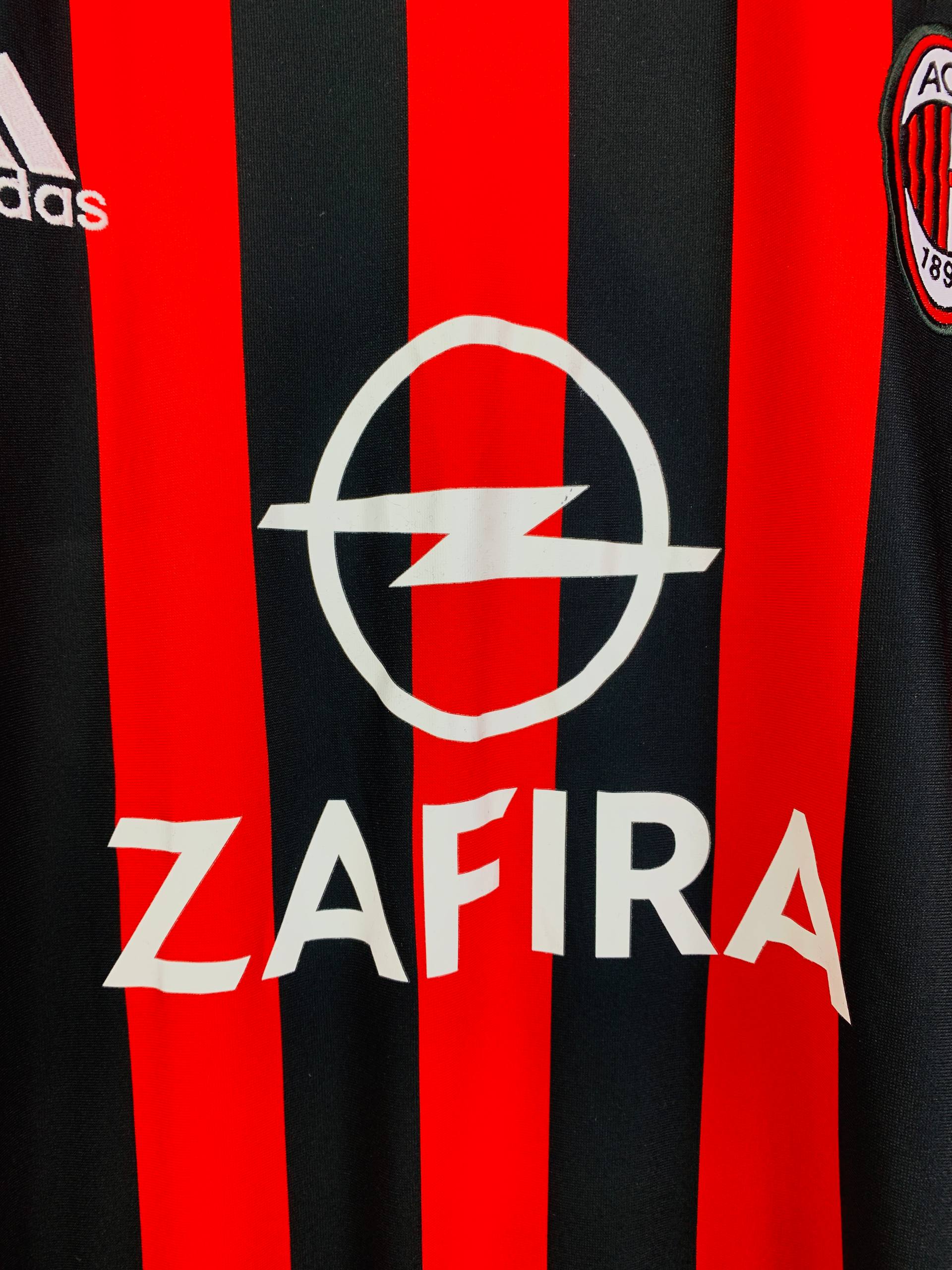 AC MILAN 2005/2006 HOME SHIRT #7 SHEVCHENKO [XL]