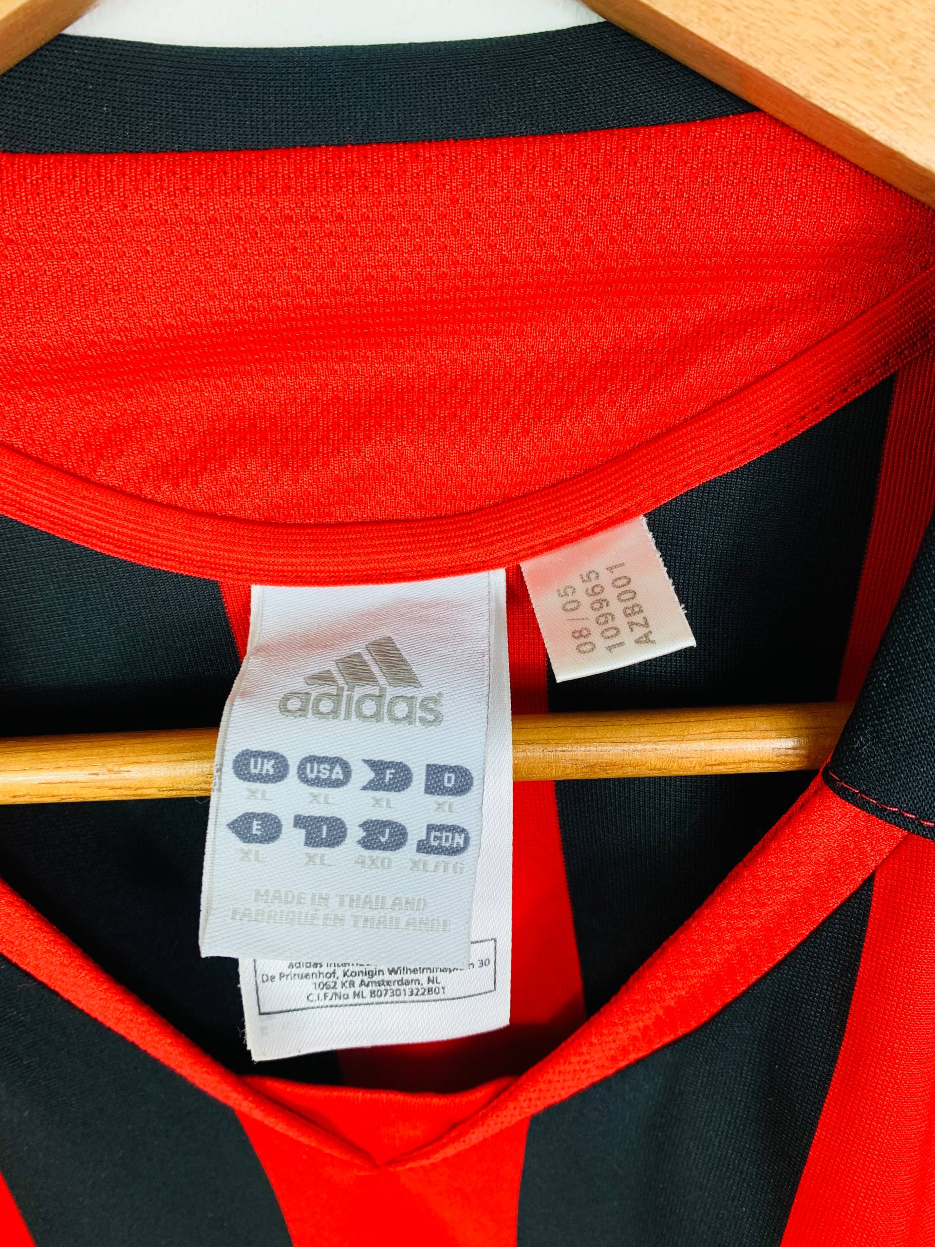 AC MILAN 2005/2006 HOME SHIRT #7 SHEVCHENKO [XL]