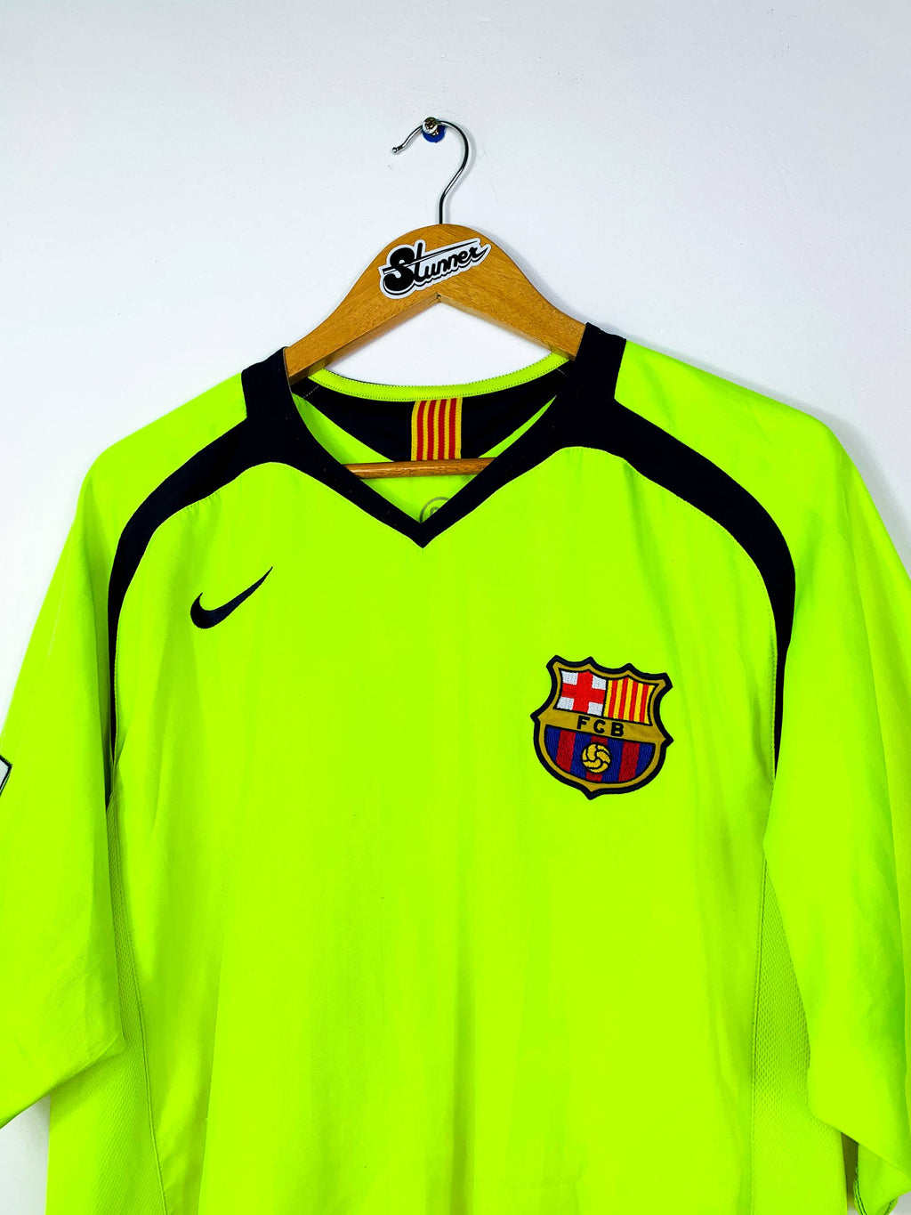 BARCELONA 2005/2006 AWAY SHIRT #10 RONALDINHO [XL]