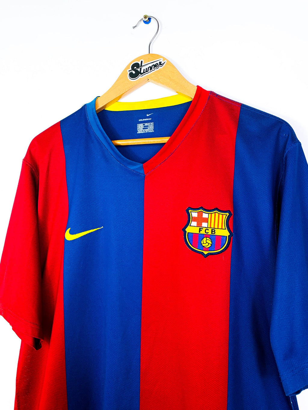 BARCELONA 2006/2007 HOME SHIRT #10 RONALDINHO [XL]