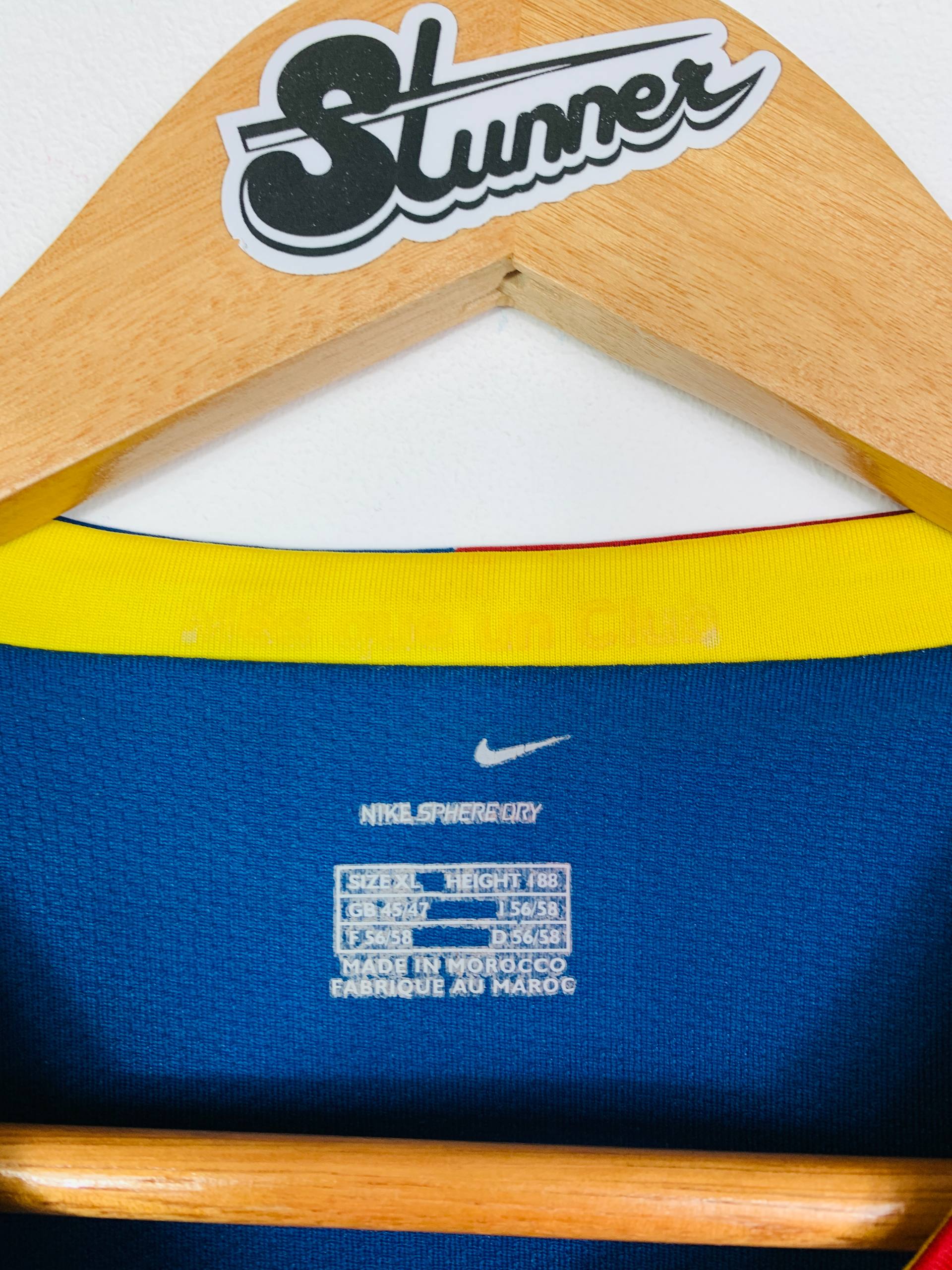 BARCELONA 2006/2007 HOME SHIRT #10 RONALDINHO [XL]