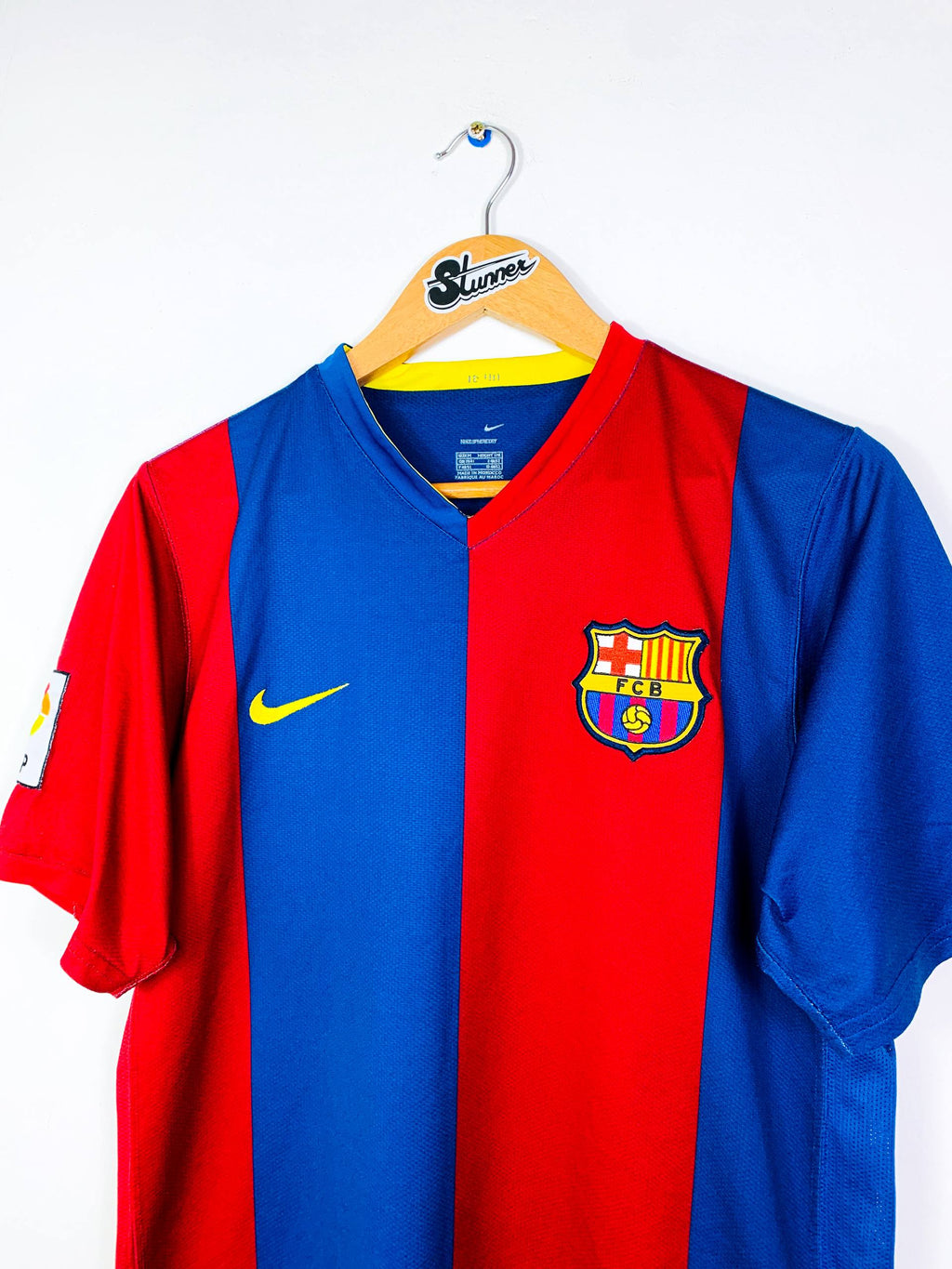 BARCELONA 2006/2007 HOME SHIRT #10 RONALDINHO [XL]
