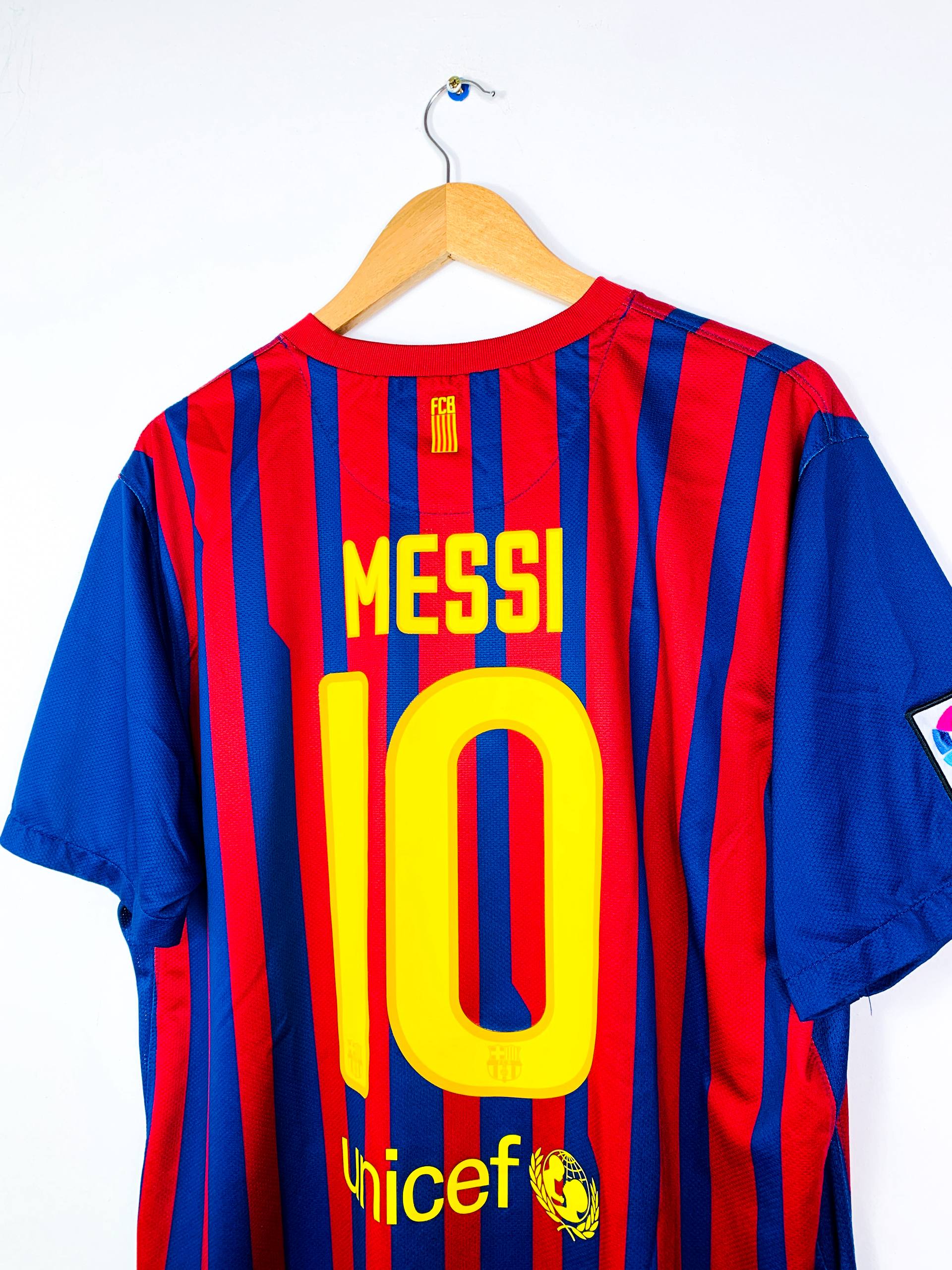 BARCELONA 2011/2012 HOME SHIRT #10 MESSI [XL]