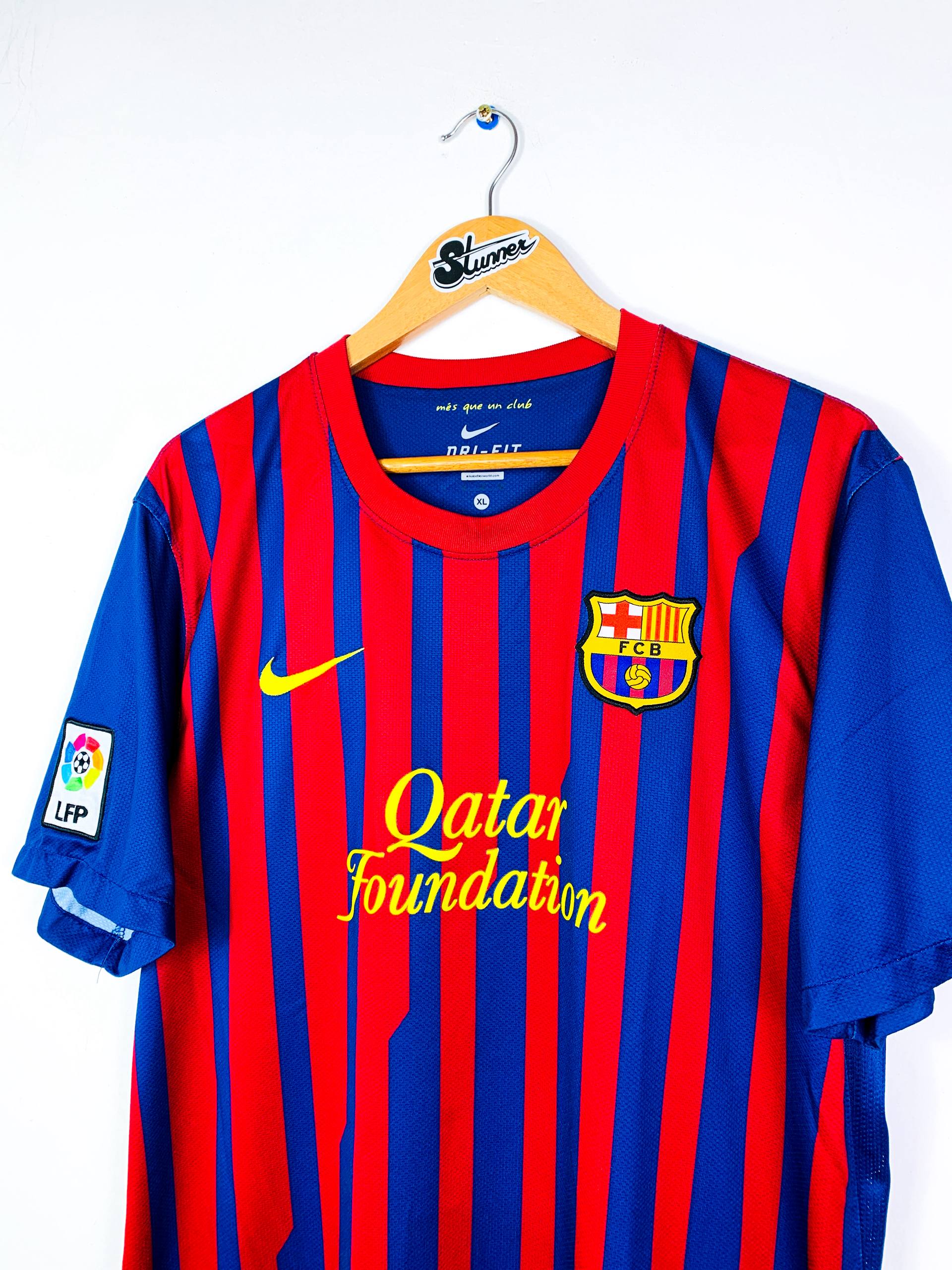 BARCELONA 2011/2012 HOME SHIRT #10 MESSI [XL]