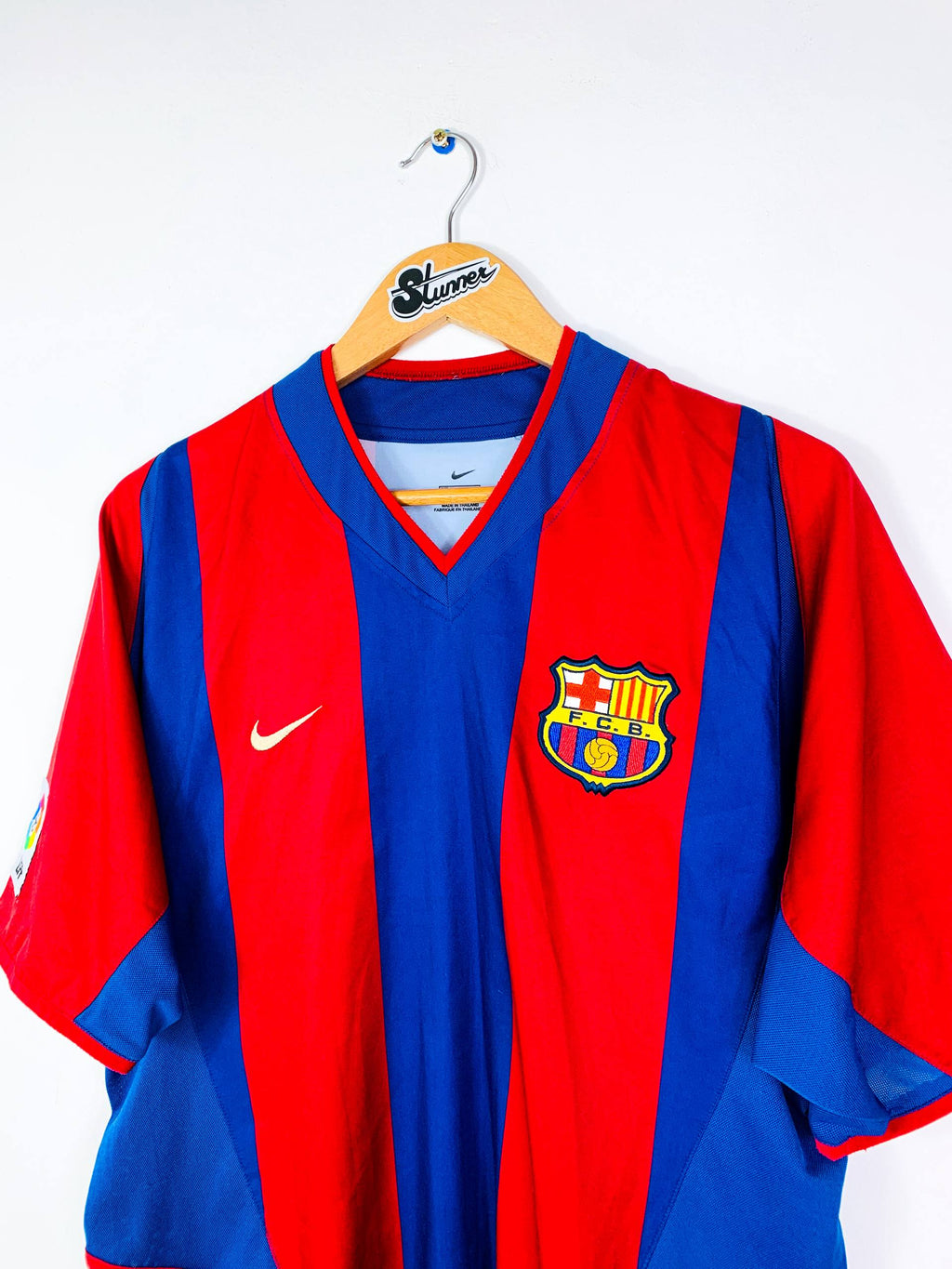 BARCELONA 2002/2003 HOME SHIRT #5 PUYOL [M]