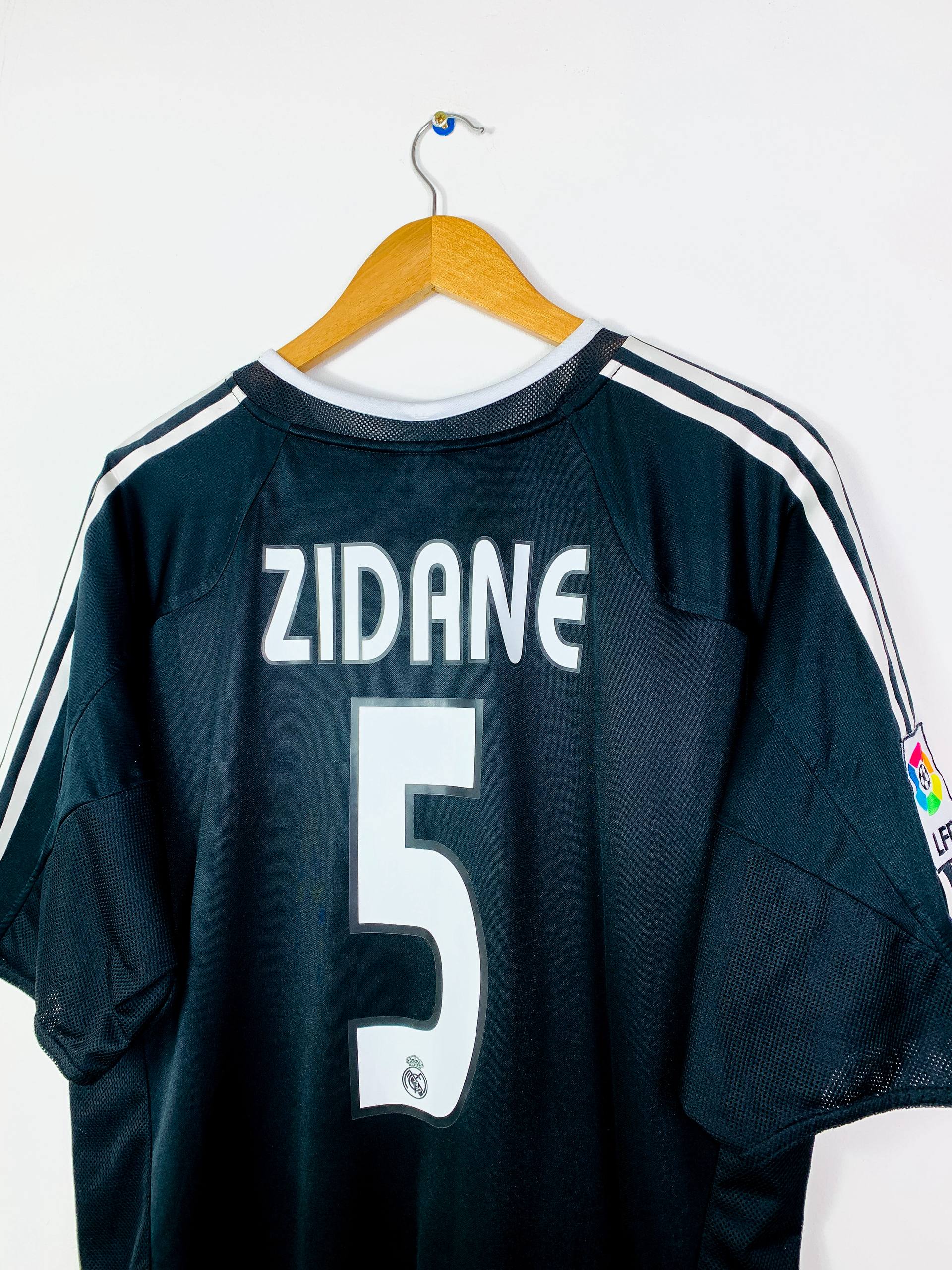 REAL MADRID 2004/2005 AWAY SHIRT #5 ZIDANE [XL]