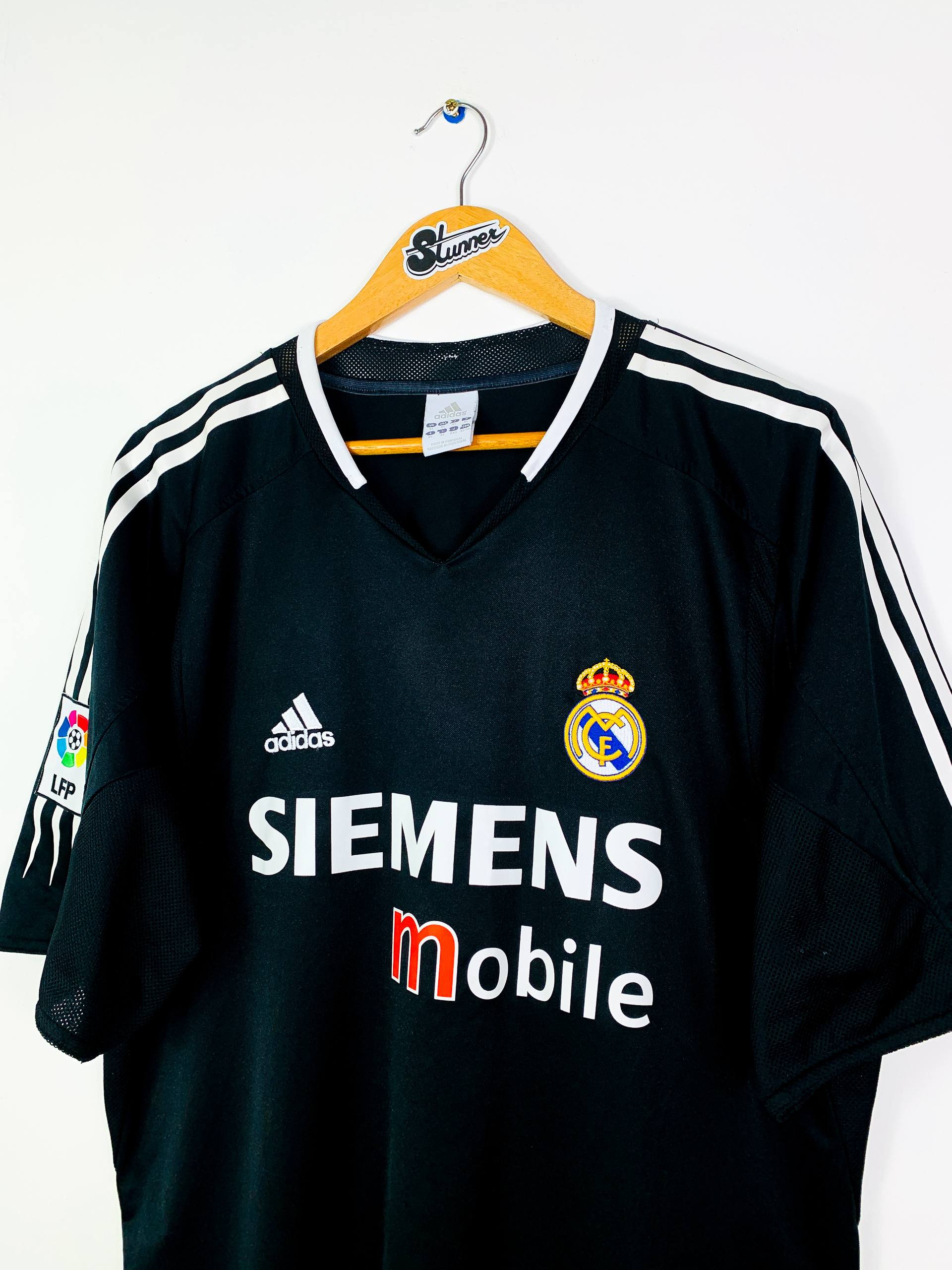 REAL MADRID 2004/2005 AWAY SHIRT #5 ZIDANE [XL]