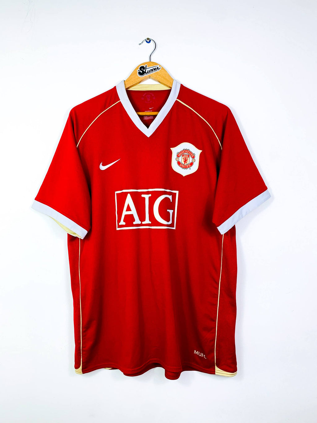 MANCHESTER UNITED 2006/2007 HOME SHIRT #11 GIGGS [XL]
