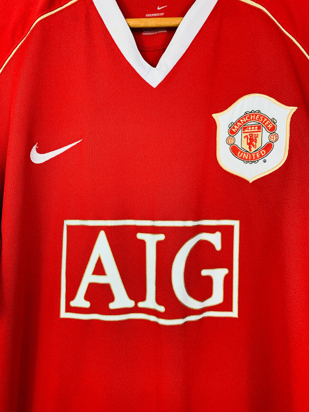 MANCHESTER UNITED 2006/2007 HOME SHIRT #11 GIGGS [XL]
