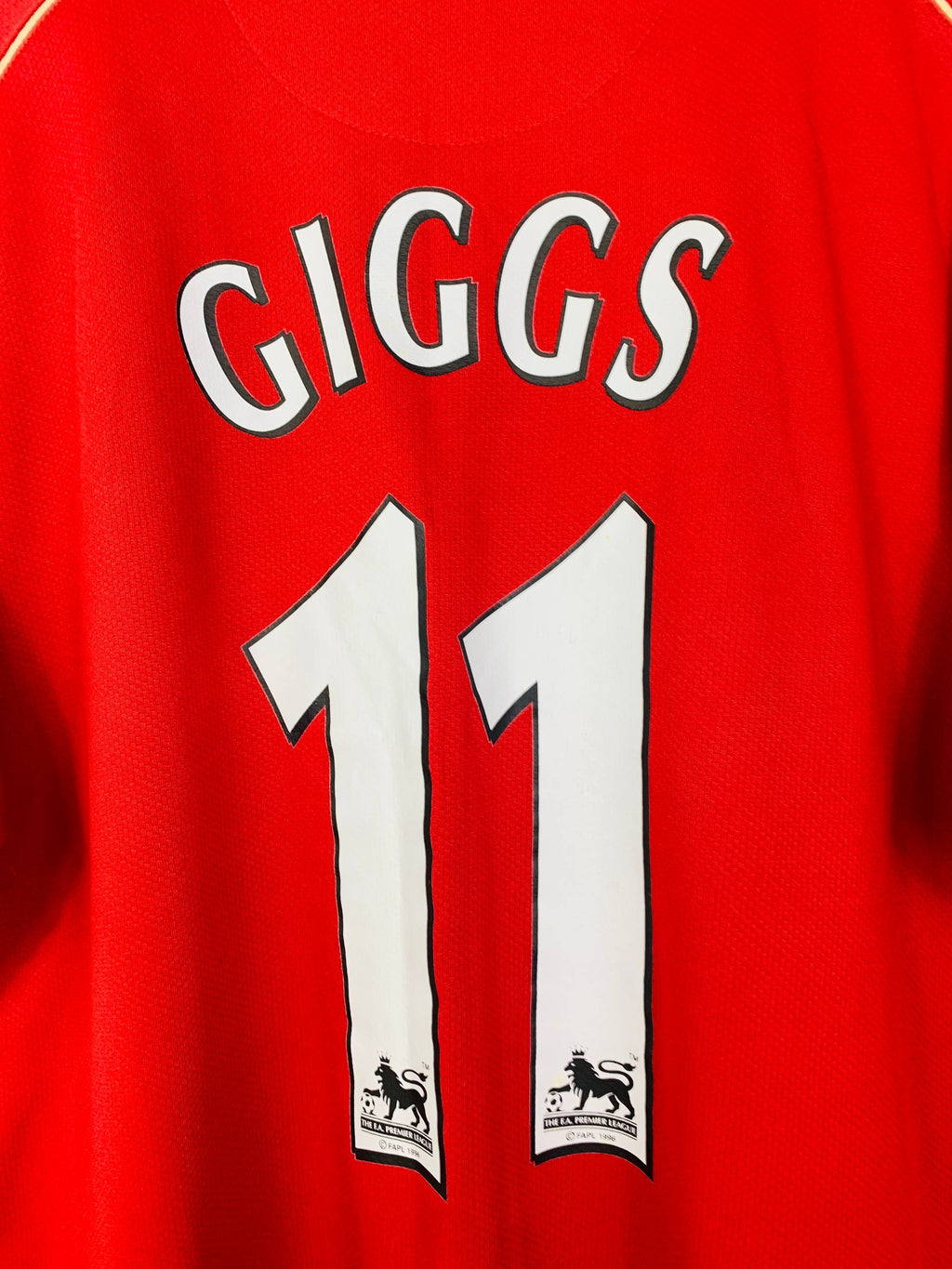 MANCHESTER UNITED 2006/2007 HOME SHIRT #11 GIGGS [XL]