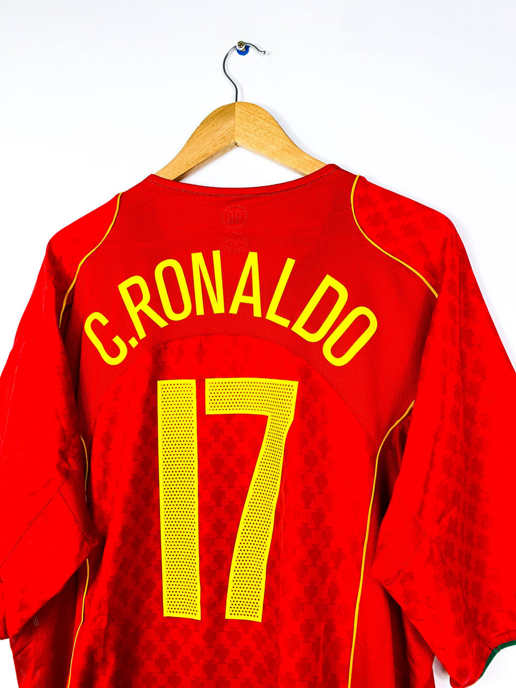 PORTUGAL 2004/2006 HOME SHIRT #17 C.RONALDO [XXL]