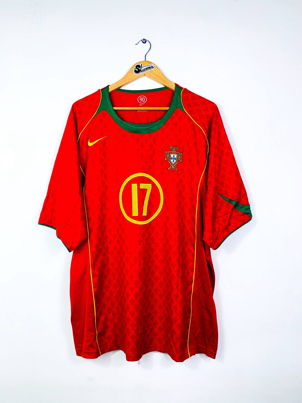 PORTUGAL 2004/2006 HOME SHIRT #17 C.RONALDO [XXL]