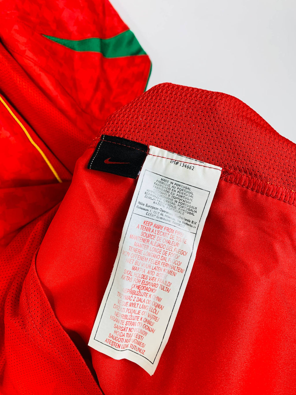 PORTUGAL 2004/2006 HOME SHIRT #17 C.RONALDO [XXL]