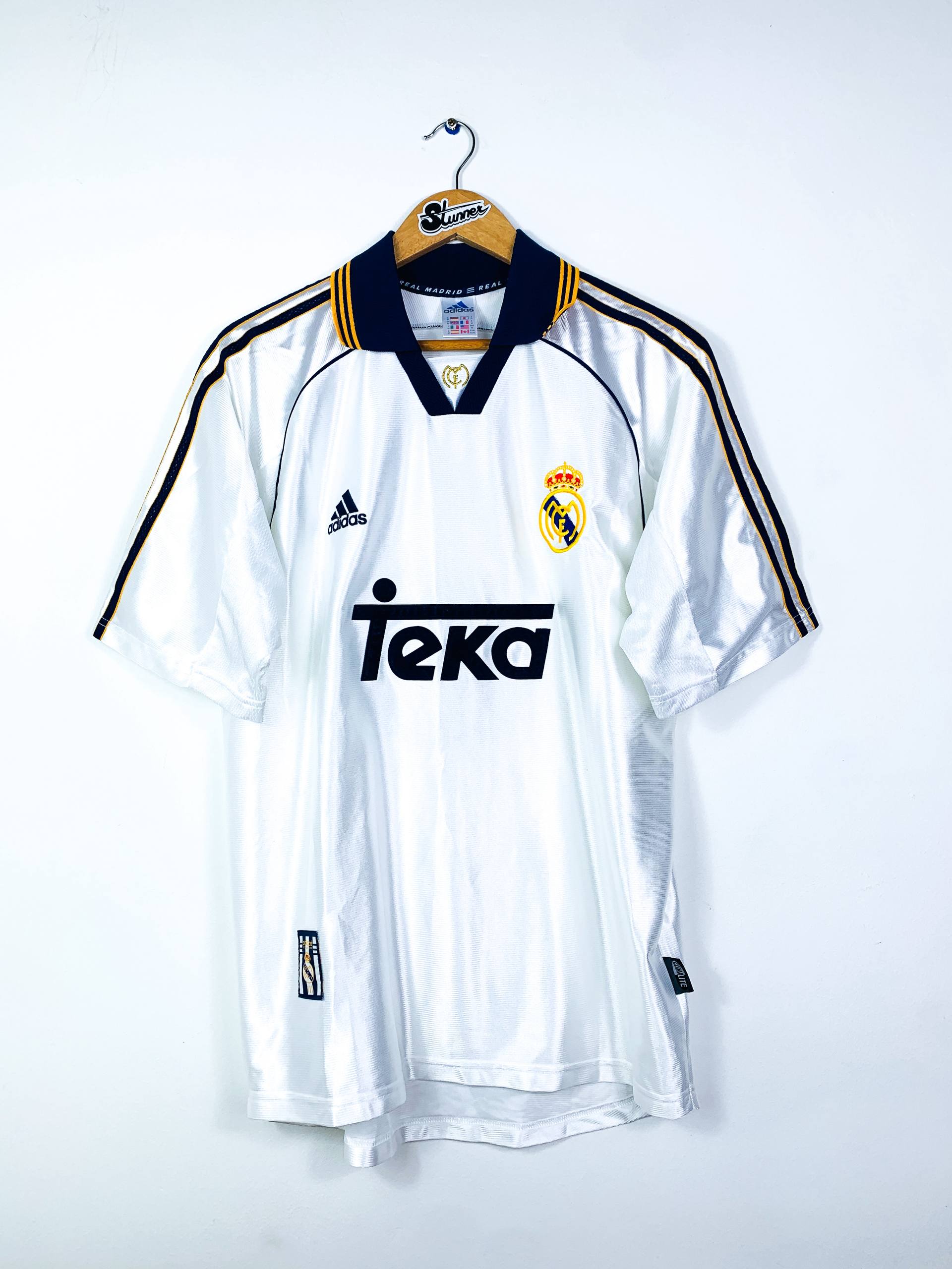 REAL MADRID 1998/2000 HOME SHIRT #3 R.CARLOS [M]