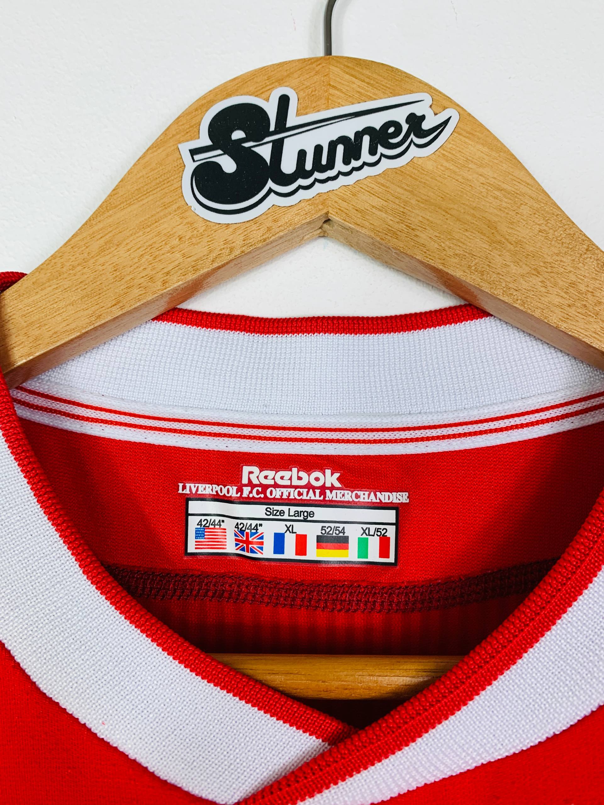 LIVERPOOL 2002/2004 HOME SHIRT #17 GERRARD [L]